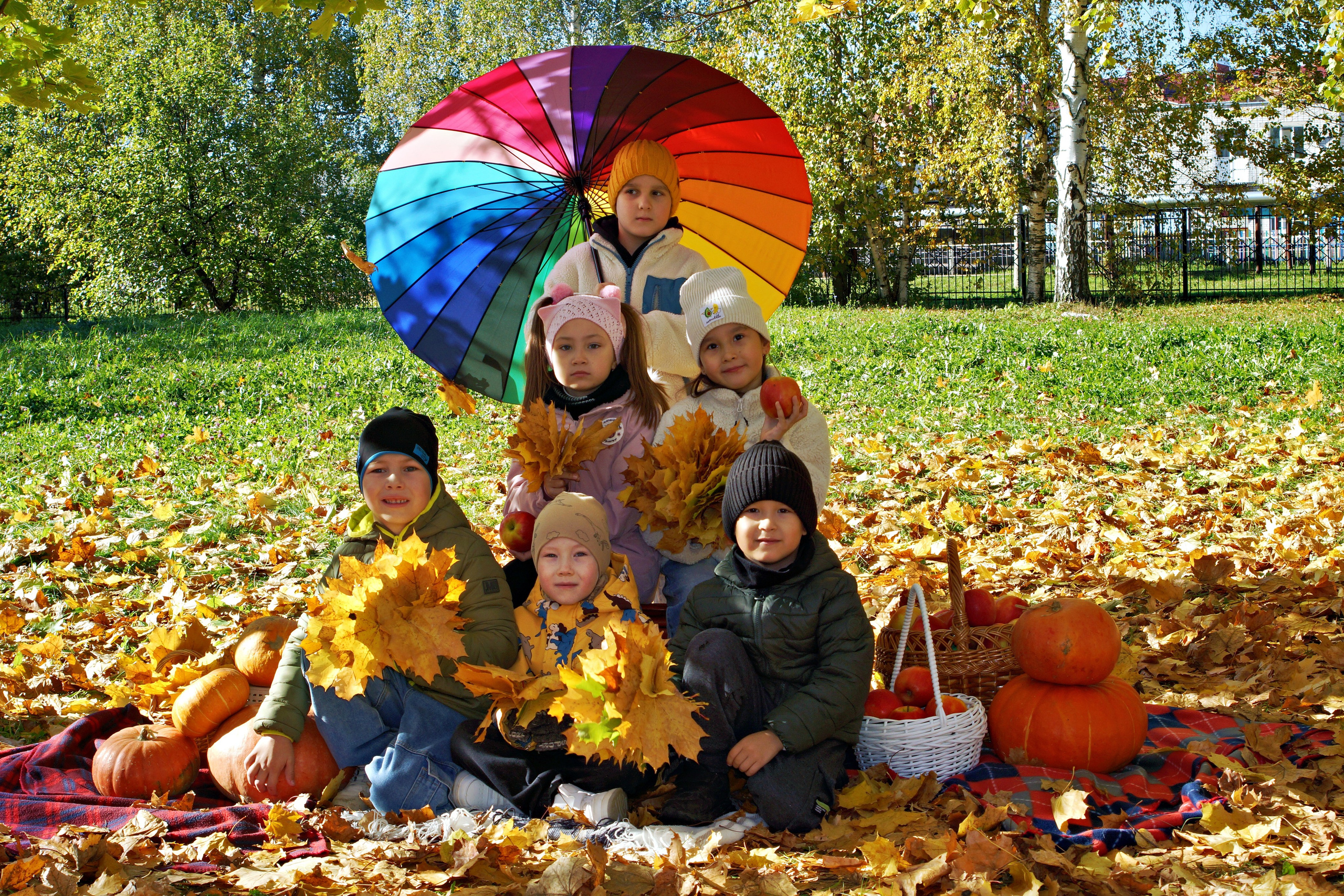 Осенняя фотосессия в детском саду г. Йошкар-Ола