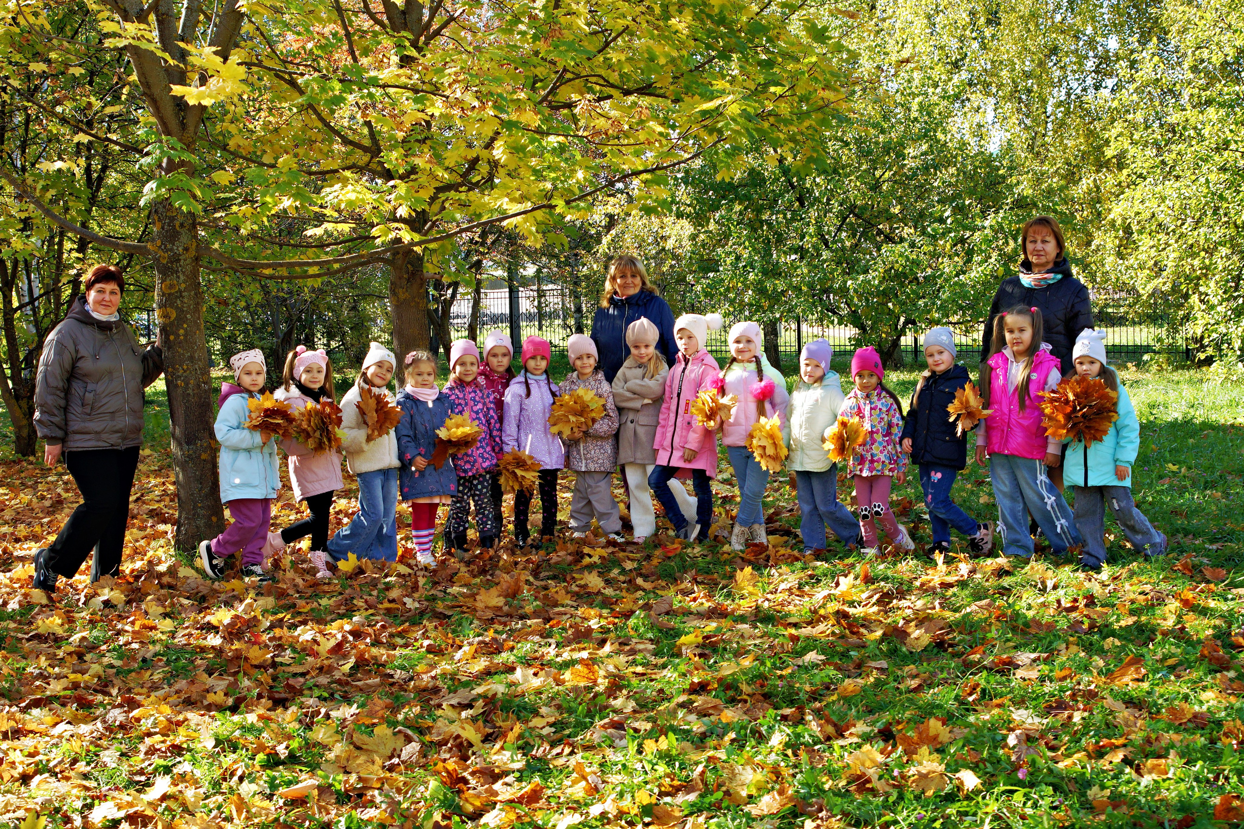 Осенняя фотосессия в детском саду г. Йошкар-Ола