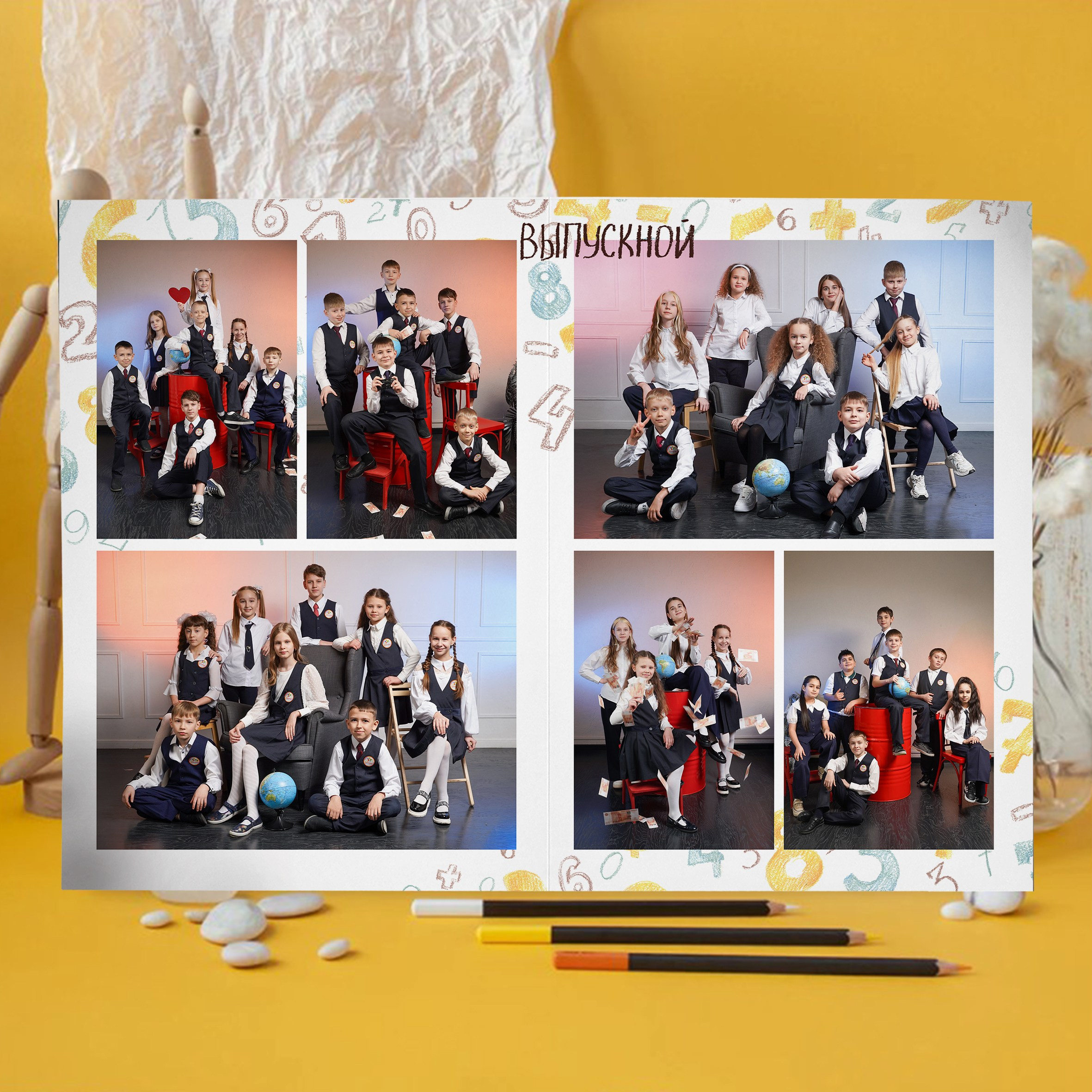 Дизайн "Цифры" — простой и стильный выпускной альбом в Красноярске от AlbomKras 📚📏. AlbomKras -выпускные альбомы Красноярска с авторским дизайном и качественной фотосъемкой! ⭐⭐⭐⭐⭐ 5.0