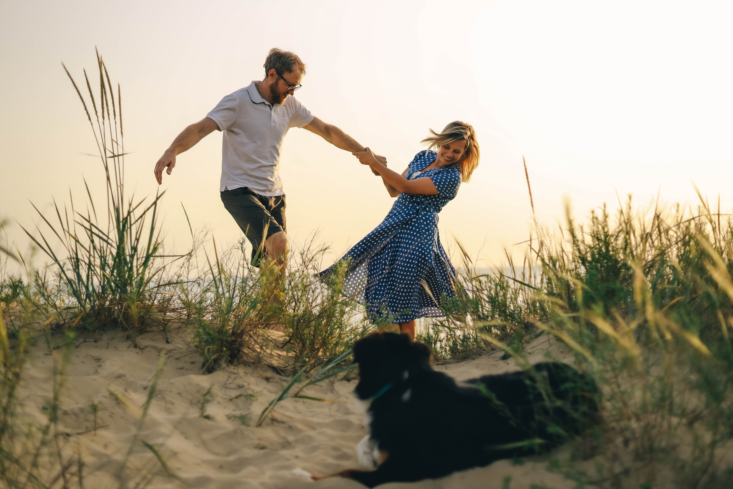 Юля, Женя и Гром. Семейный фотограф Анапа