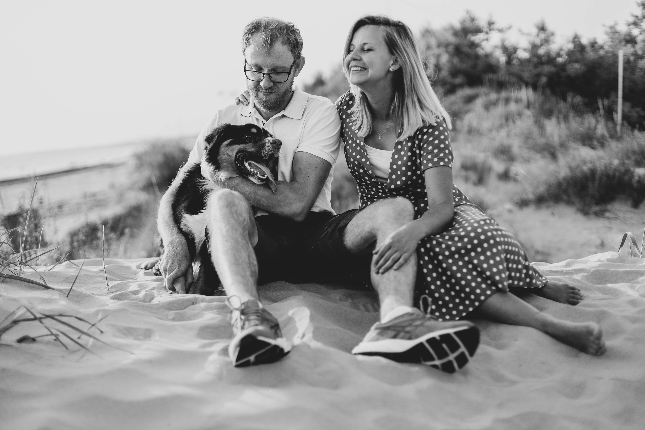 Юля, Женя и Гром. Семейный фотограф Анапа