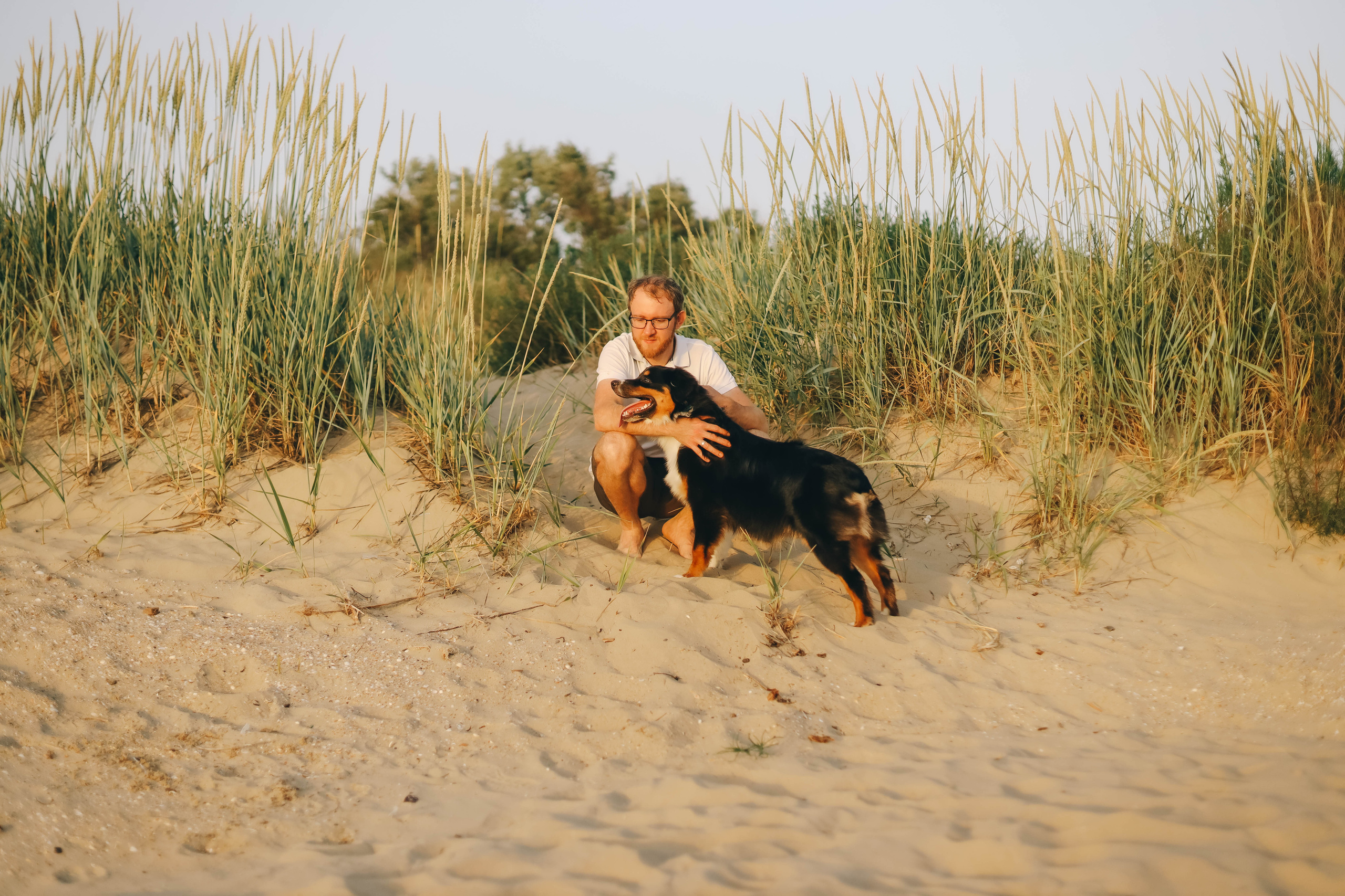 Юля, Женя и Гром. Семейный фотограф Анапа