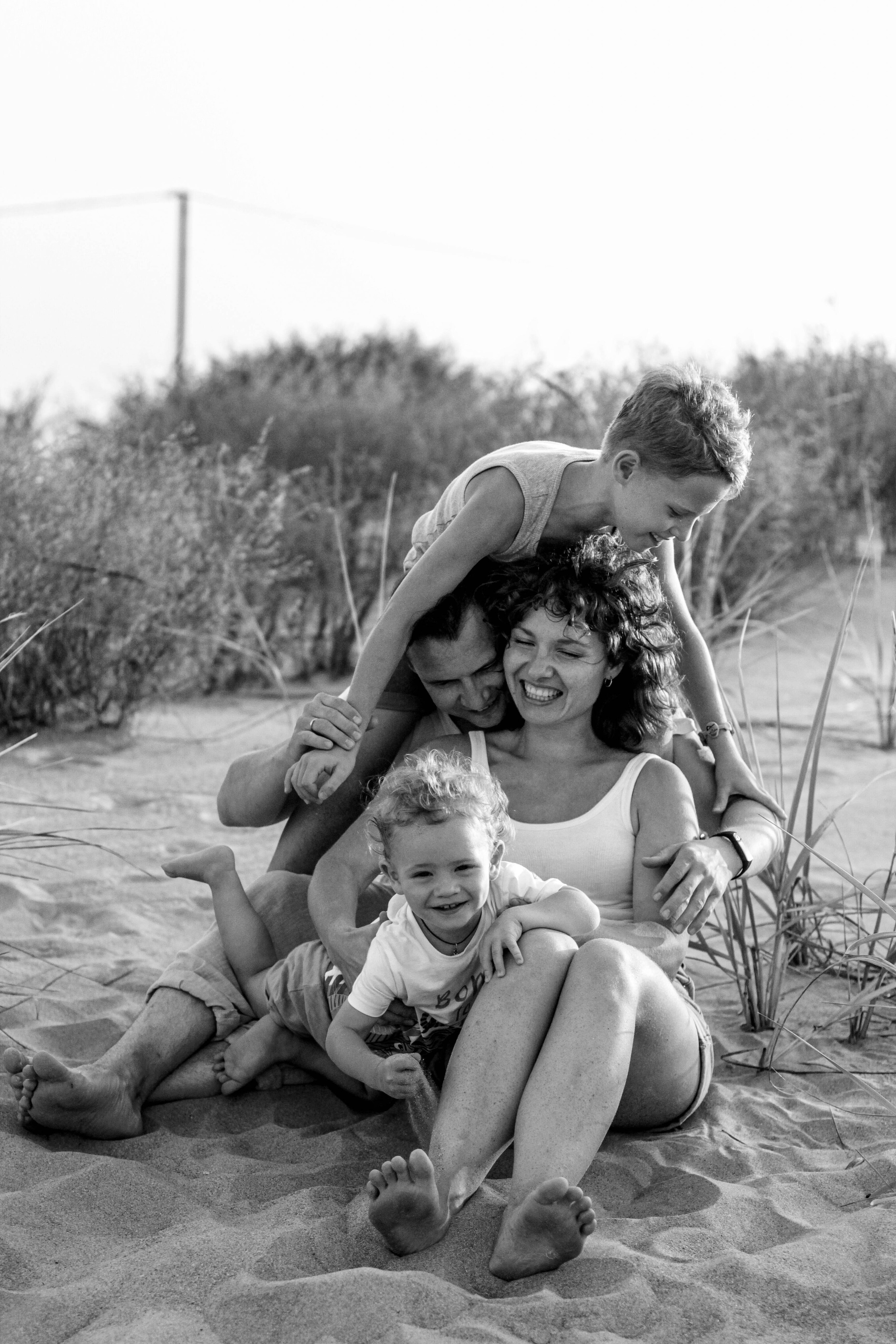 Марина, Максим, Матвей и Мирон. Семейный фотограф Анапа