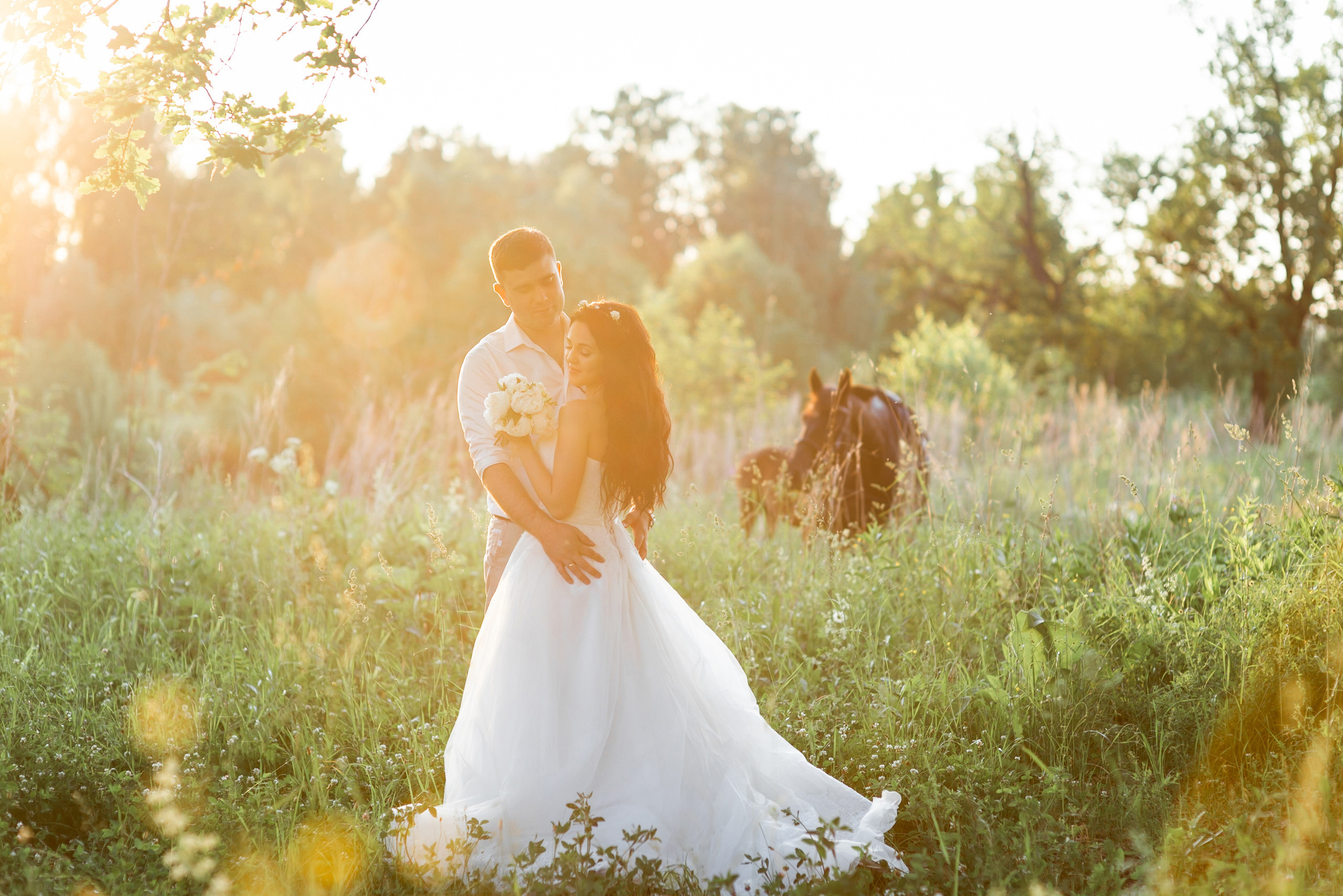 Фотосессия с лошадьми | Свадебная фотосессия Дмитрия и Насти. Свадебный и семейный фотограф в Уфе | Винс Константин | Фотопроекты