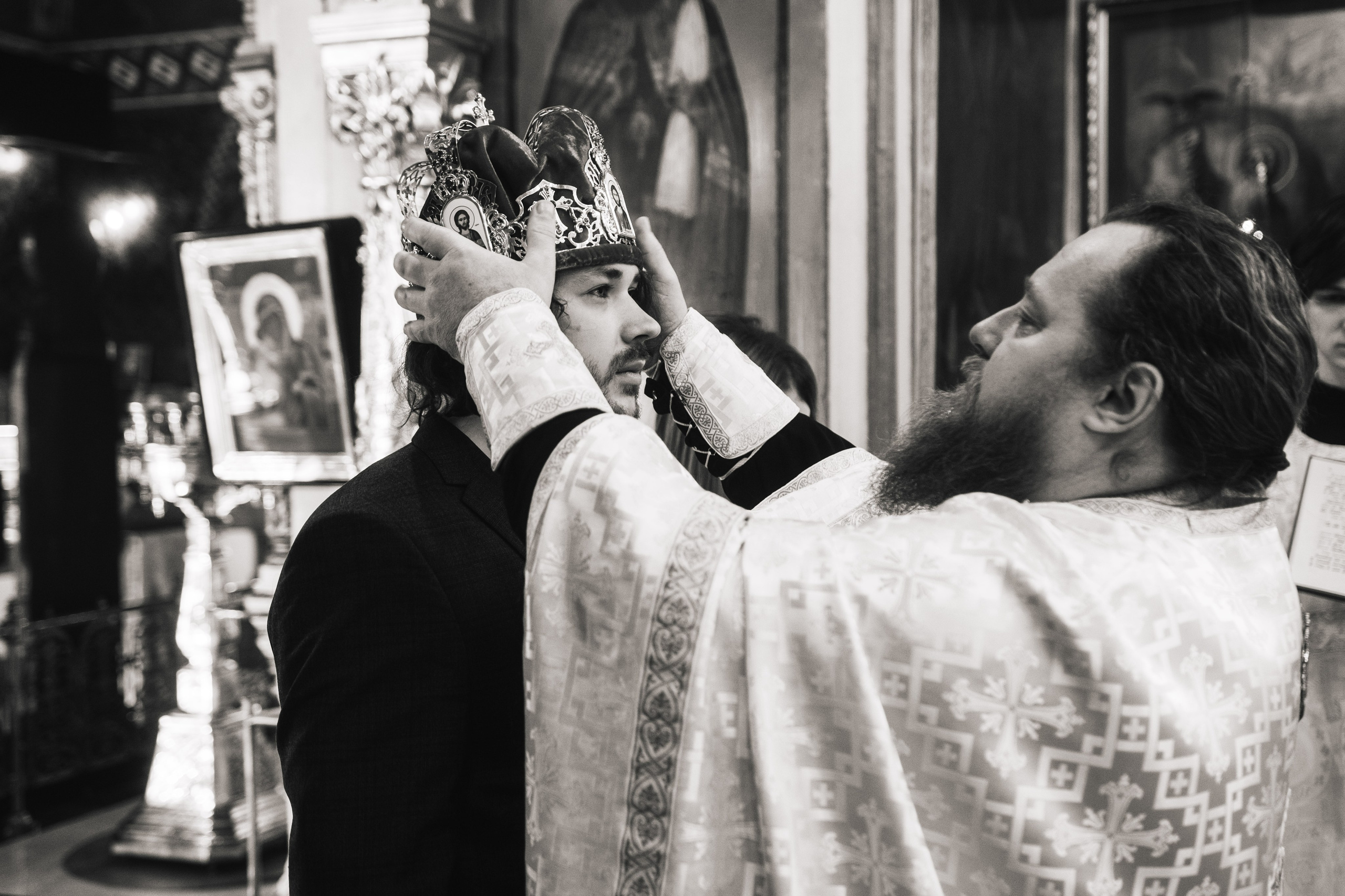 Венчание Дмитрия и Полины. Фотограф в Москве Максим Скоробогатов