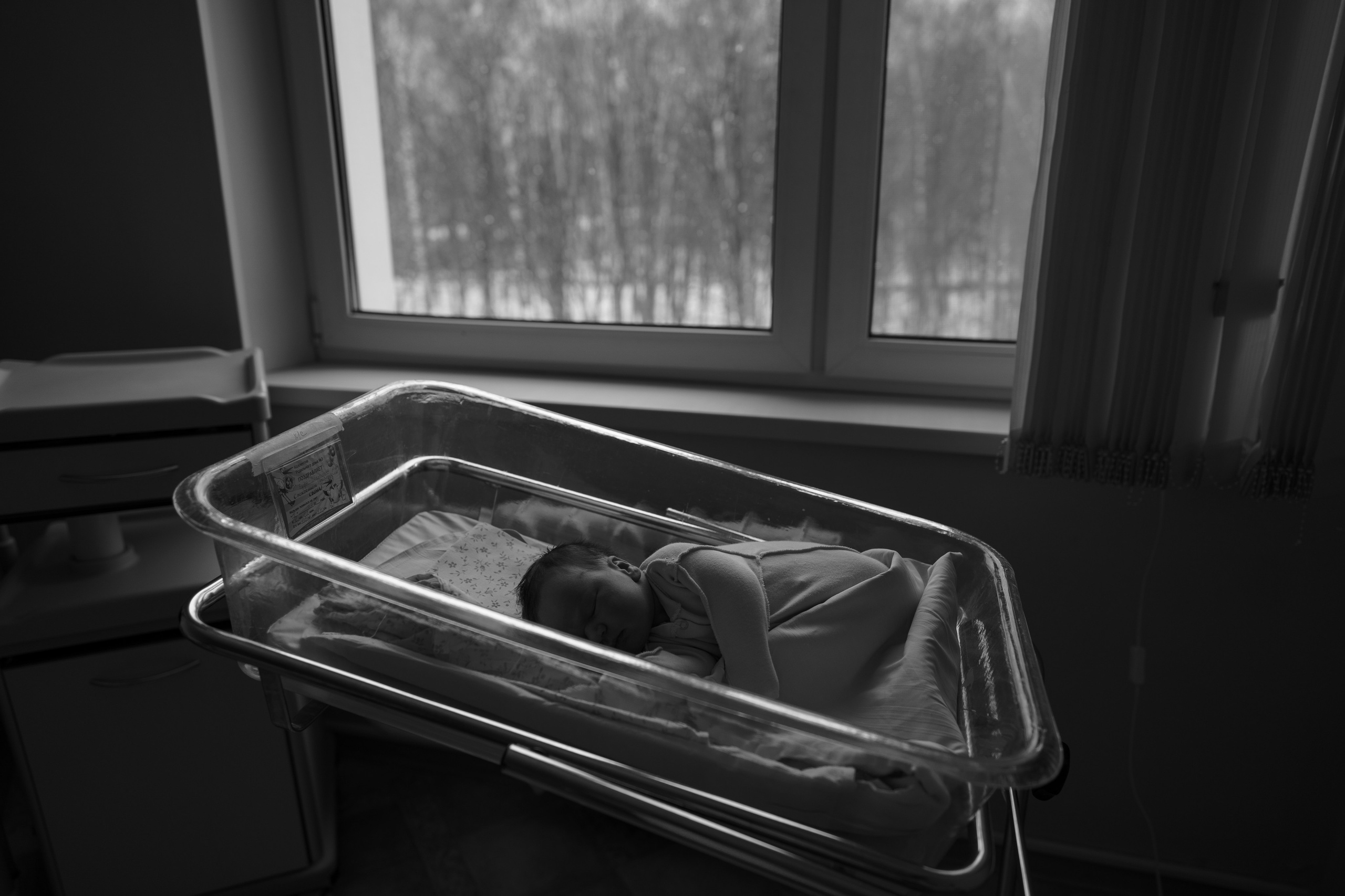 Фаддей в роддоме. Семейный и детский фотограф Москва Дарья Бугра