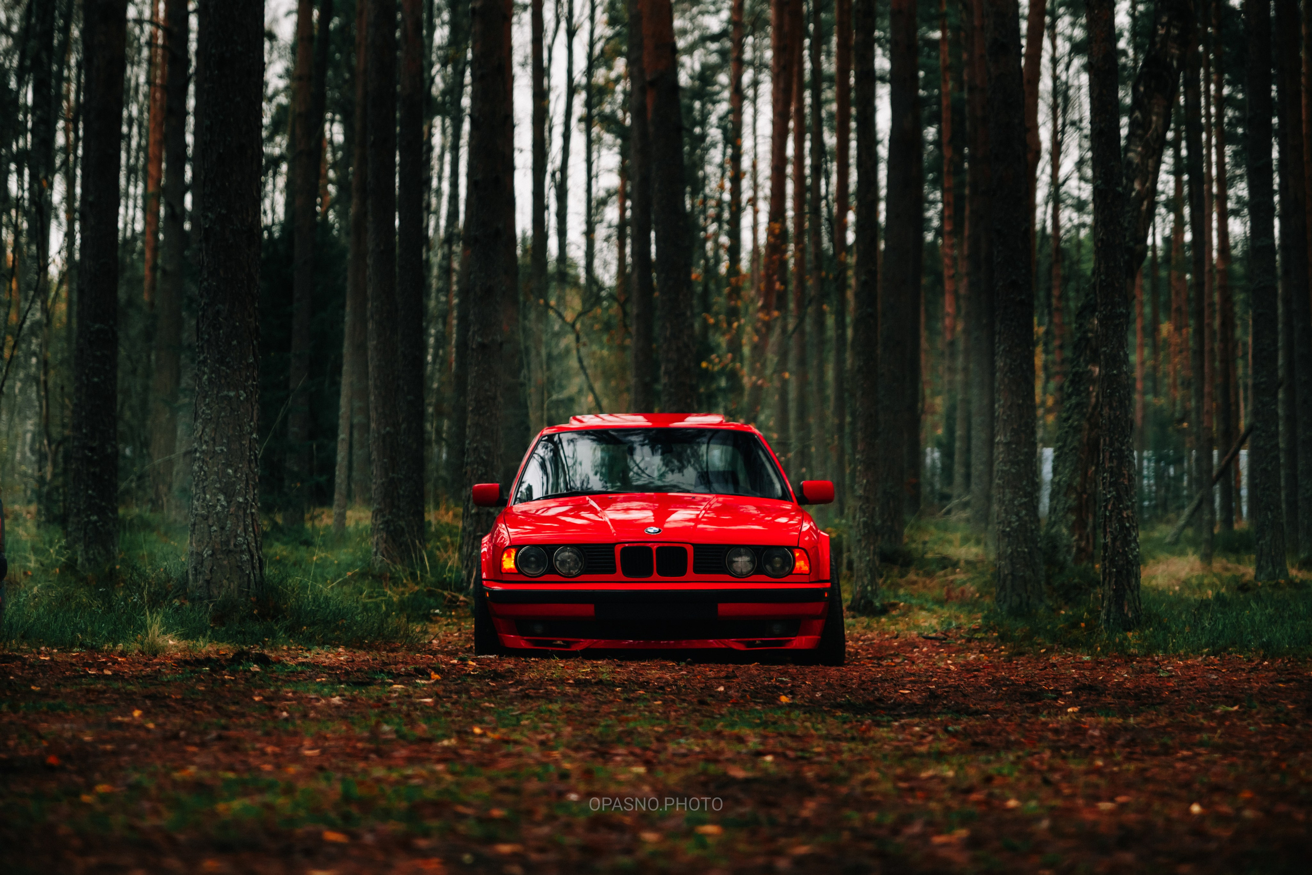 BMW 540 E34 художественная съемка. Opasnophoto.com