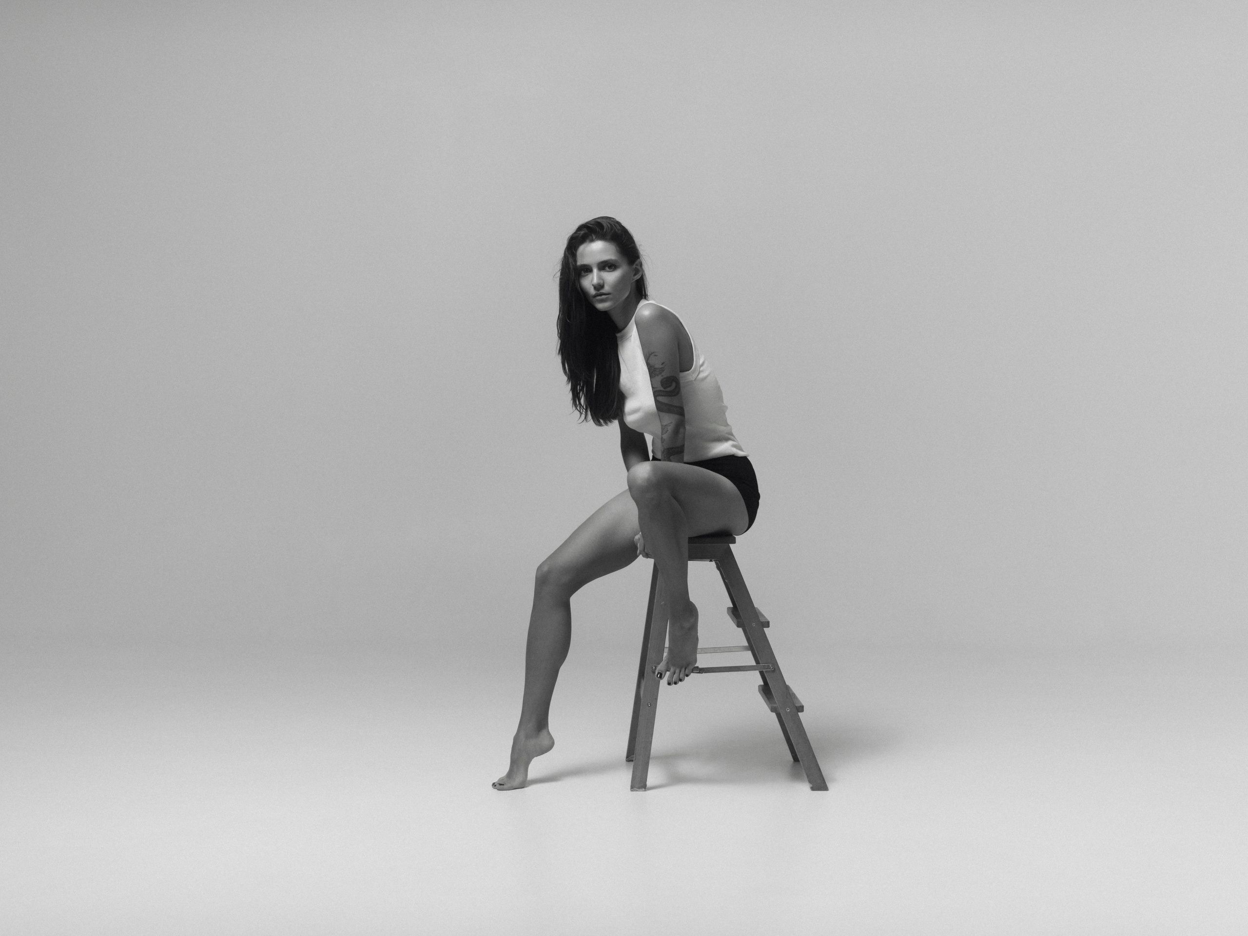 Студийная фотосъемка с Алиной на циклораме в Казани