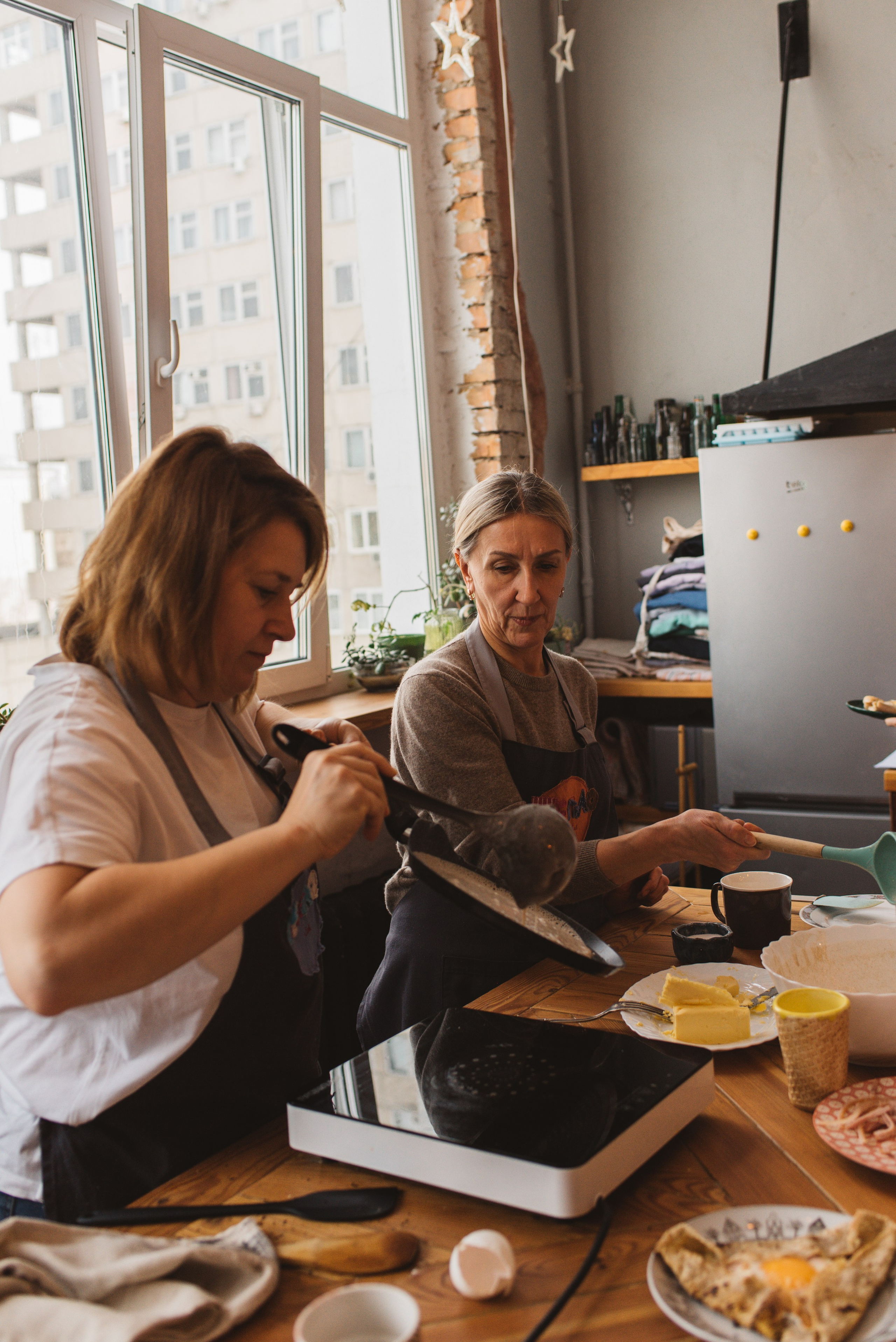 Простраство Тепло. Блинный день. Сайт портфолио