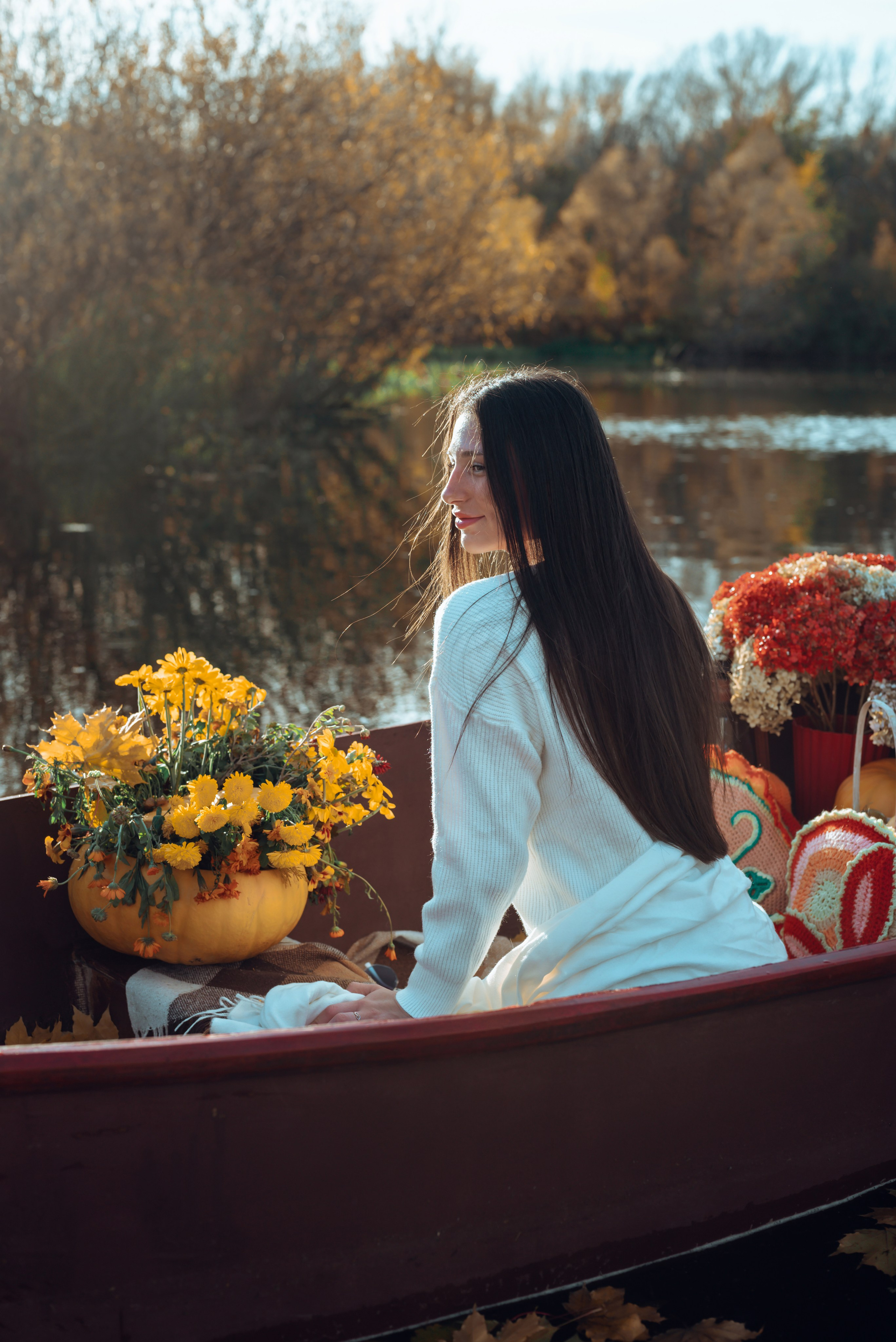 Фотопроект с осенней лодкой. Фотограф в городе Салават