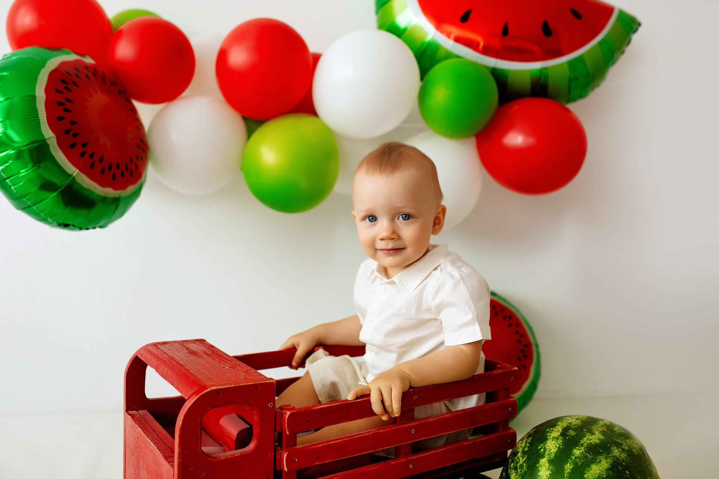 КОСТЯ и арбузы. Фотограф новорожденных Оксана Полевская
