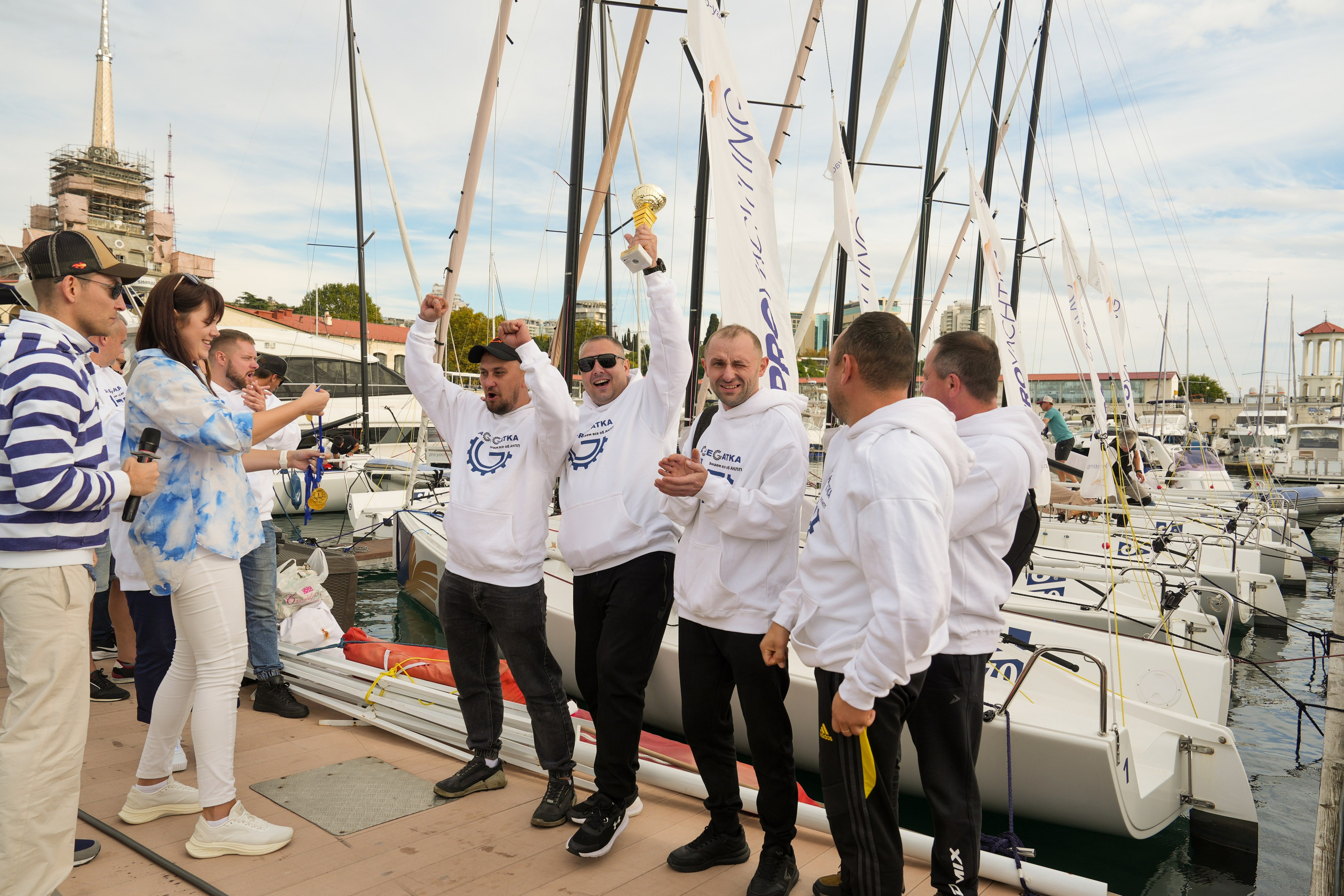 Яхтенная регата для компании Агрегатка. Репортажный фотограф в Красной Поляне и Сочи Павлюченко Екатерина