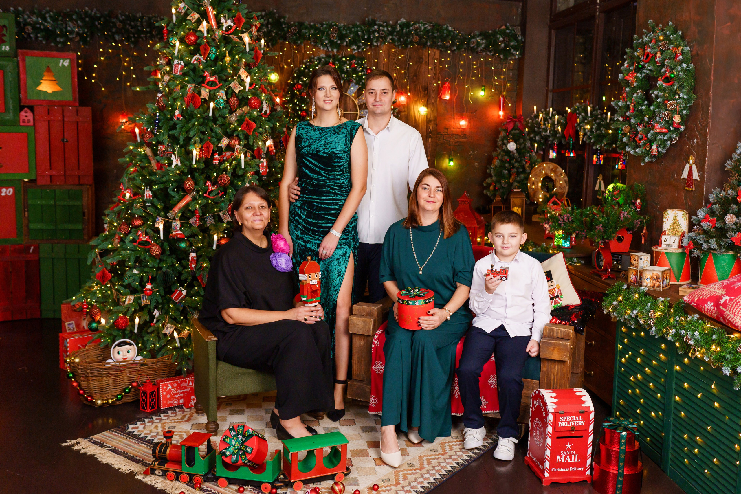 Новый год 2025-2026. Семейный и детский фотограф Долгопрудный, Мария Кухтарова