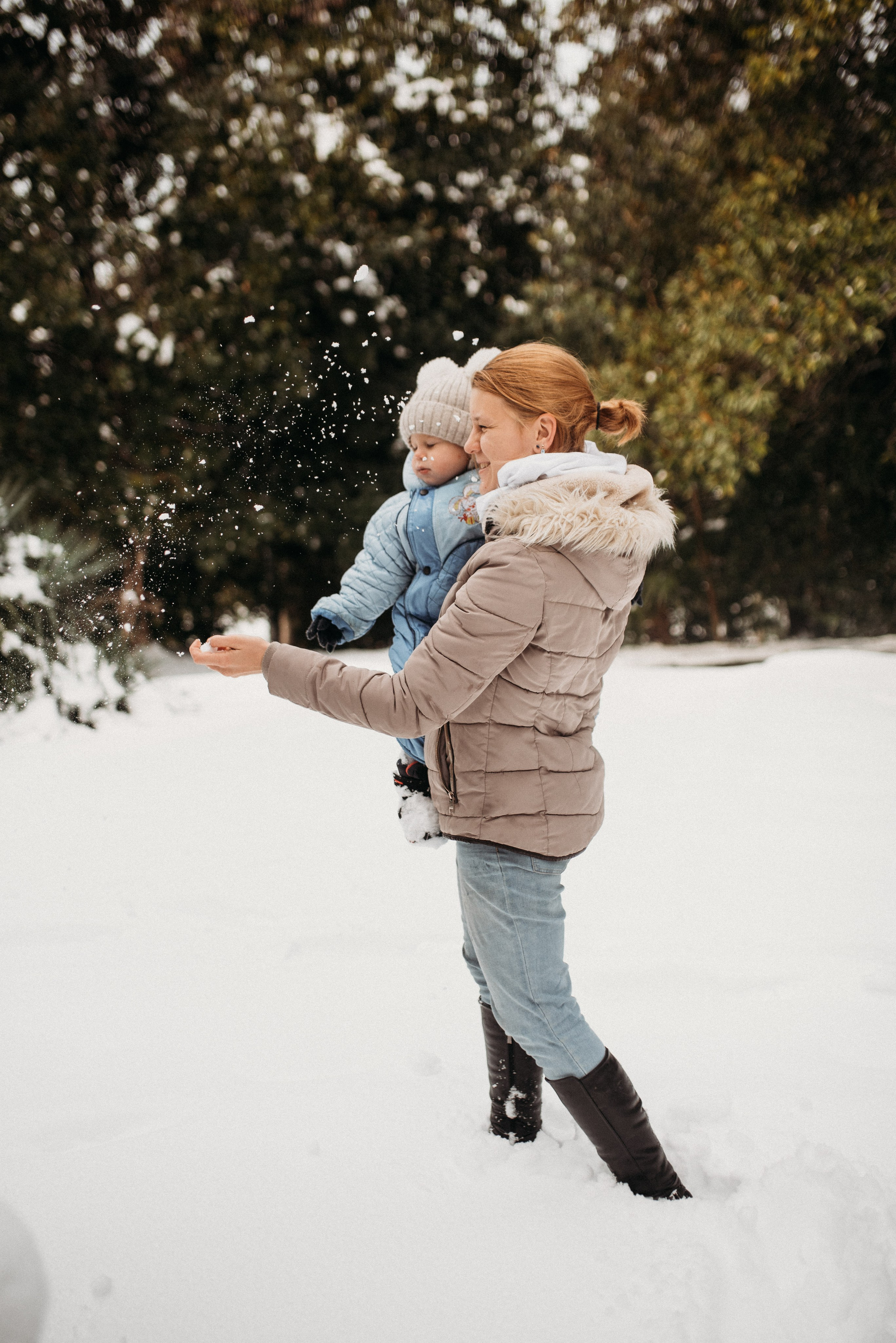 Серёжа и снег ❄️. Фотограф в Сочи — Маргарита Поганова
