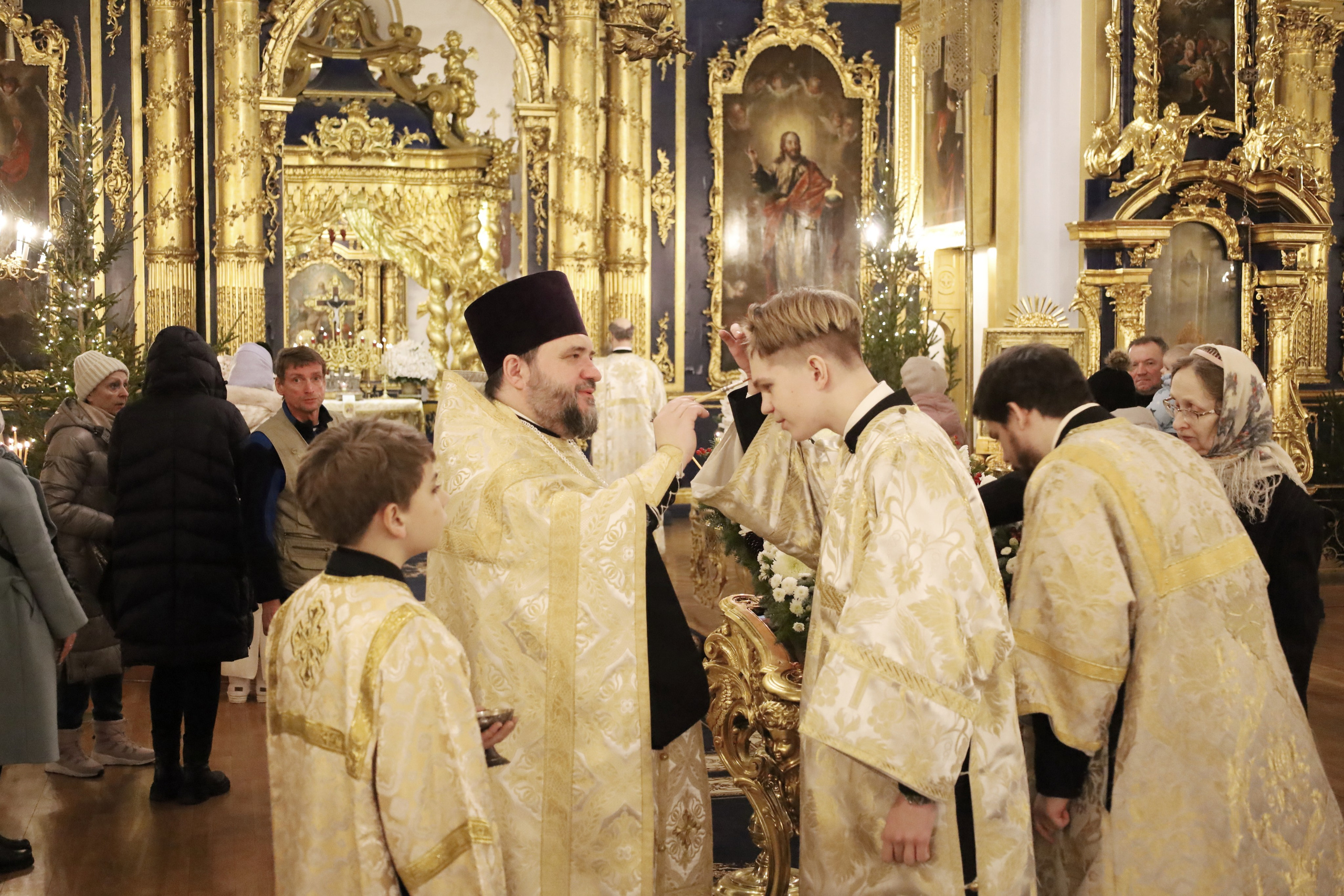 НАВЕЧЕРИЕ РОЖДЕСТВА ХРИСТОВА (РОЖДЕСТВЕНСКИЙ СОЧЕЛЬНИК). НИКОЛО-БОГОЯВЛЕНСКИЙ МОРСКОЙ СОБОР