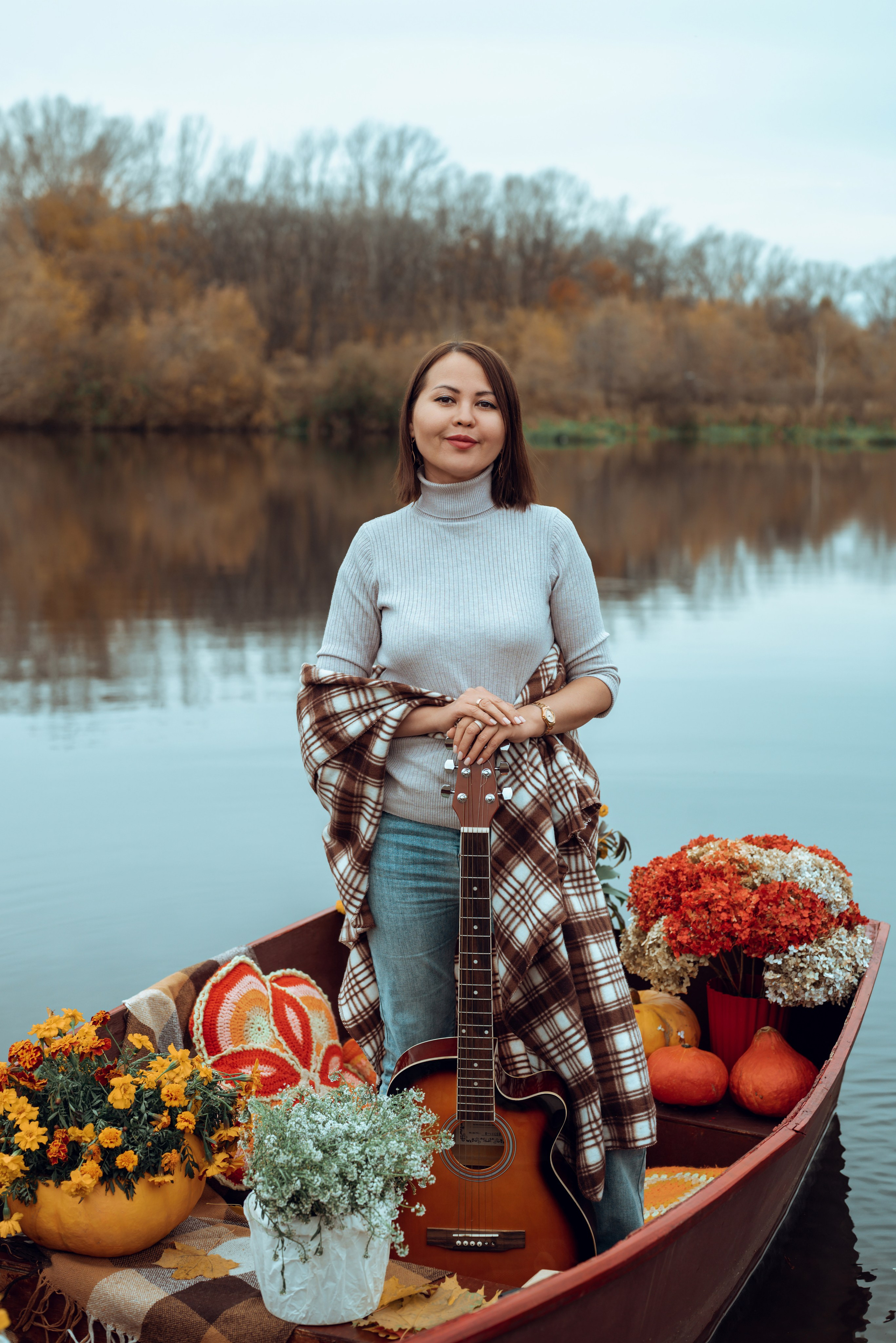 Фотопроект с осенней лодкой. Фотограф в городе Салават