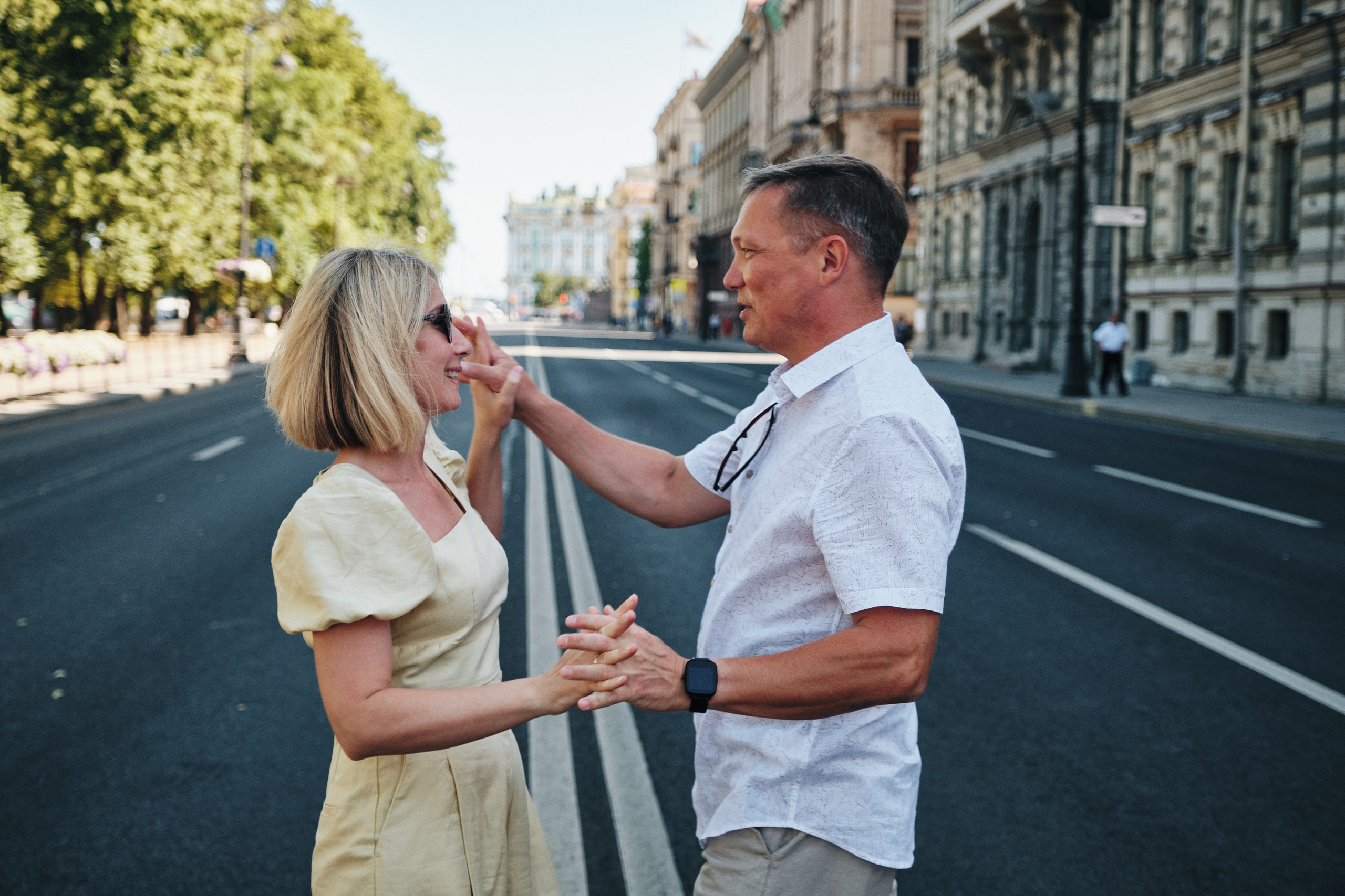 Парная фотосессия в СПб на улице