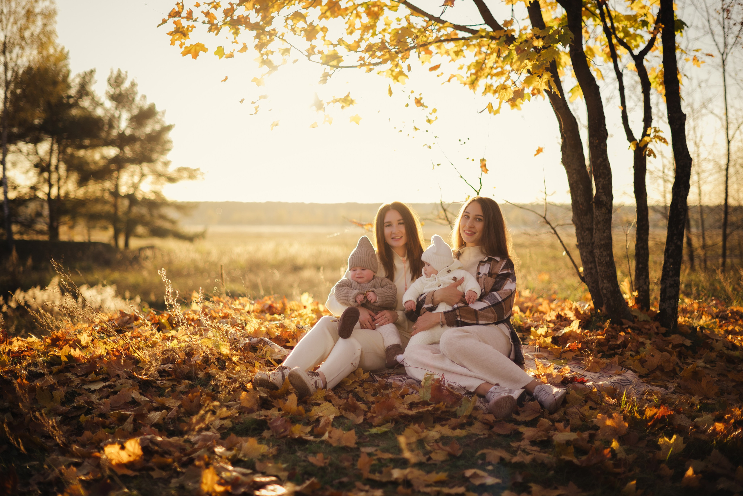 Мамочки осенью. Семейный и детский фотограф в Щелково Алена Дробот