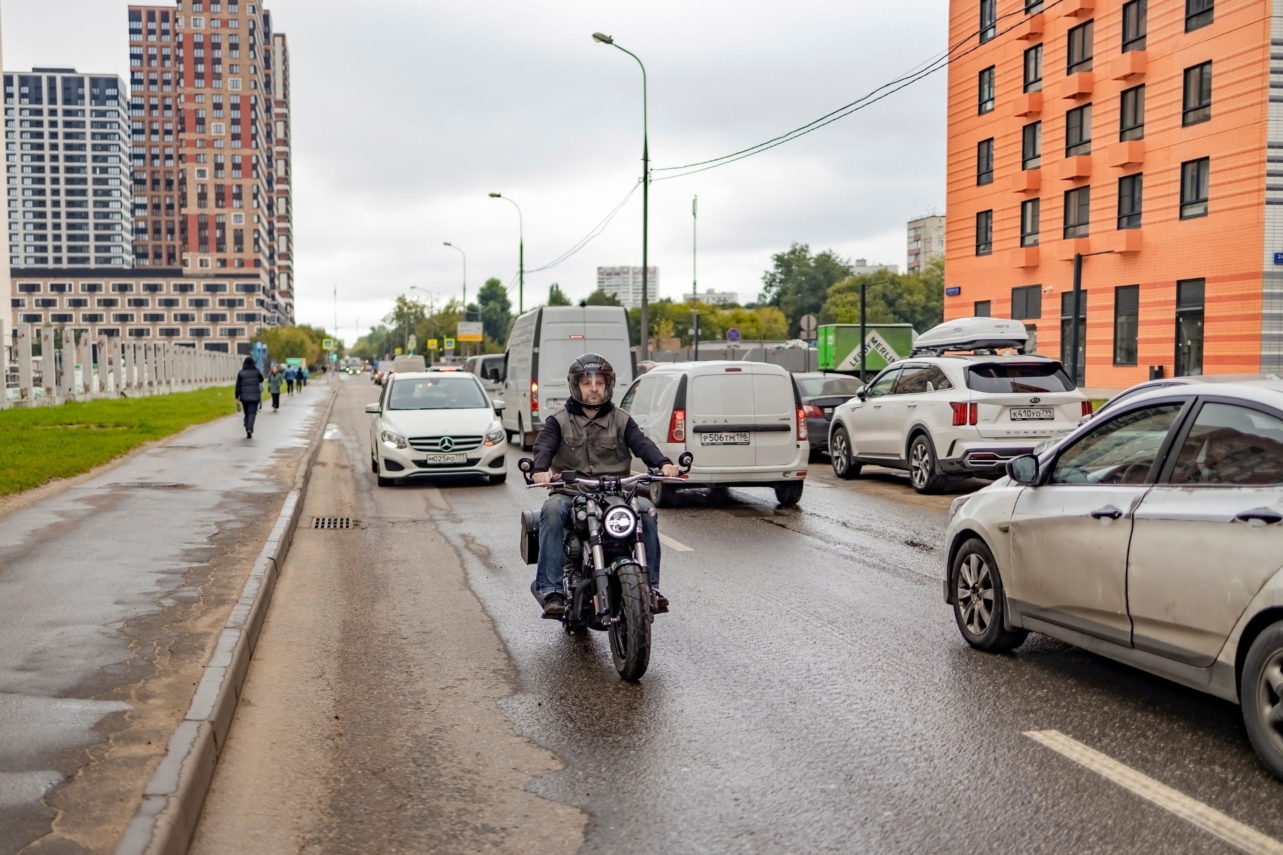 Съемка для журнала мотоцикл Benda Chinchilla. Репортажный, семейный и студийный фотограф в Москве Демин Алексей