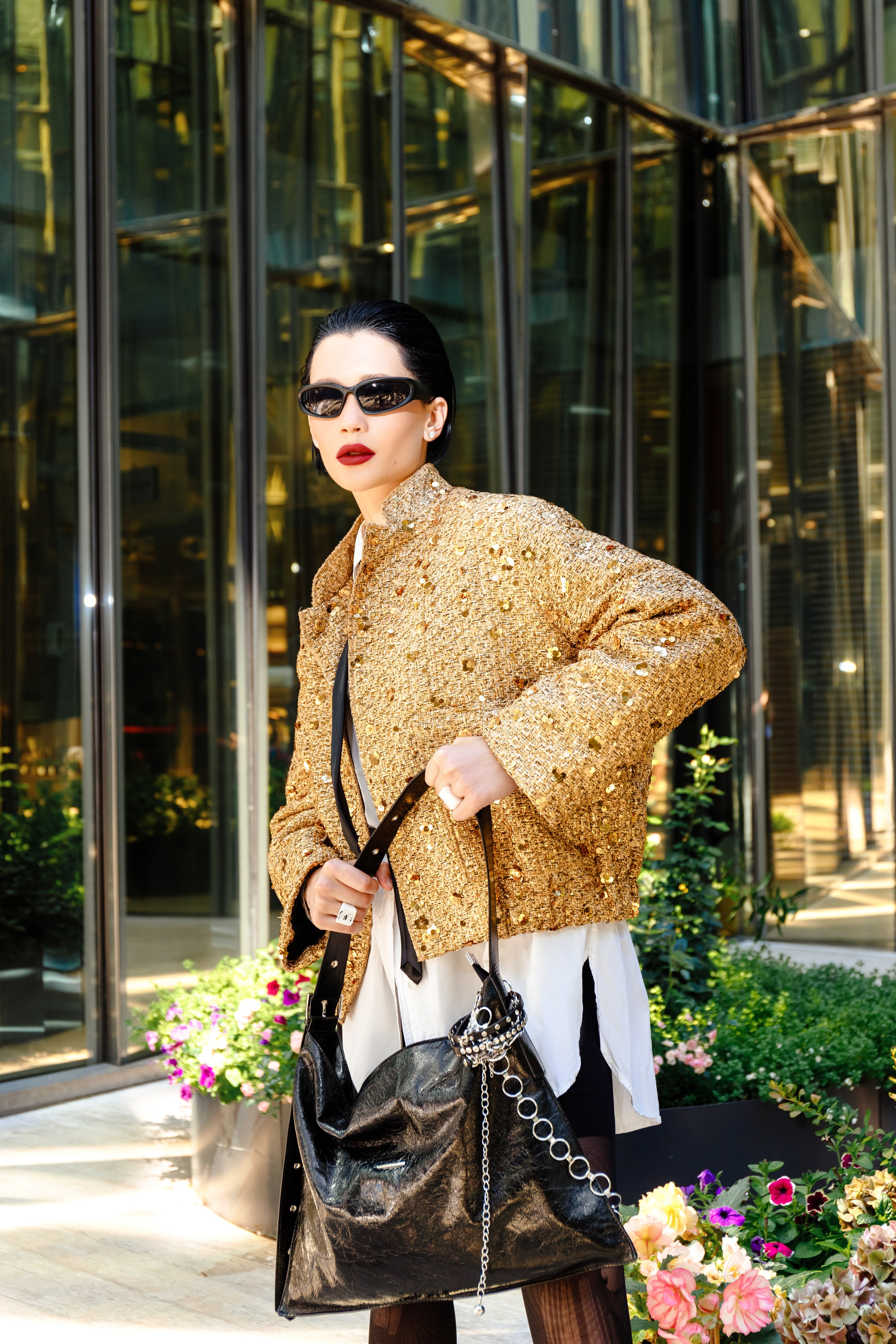 Летняя fashion-съёмка в Петербурге в стиле Balenciaga