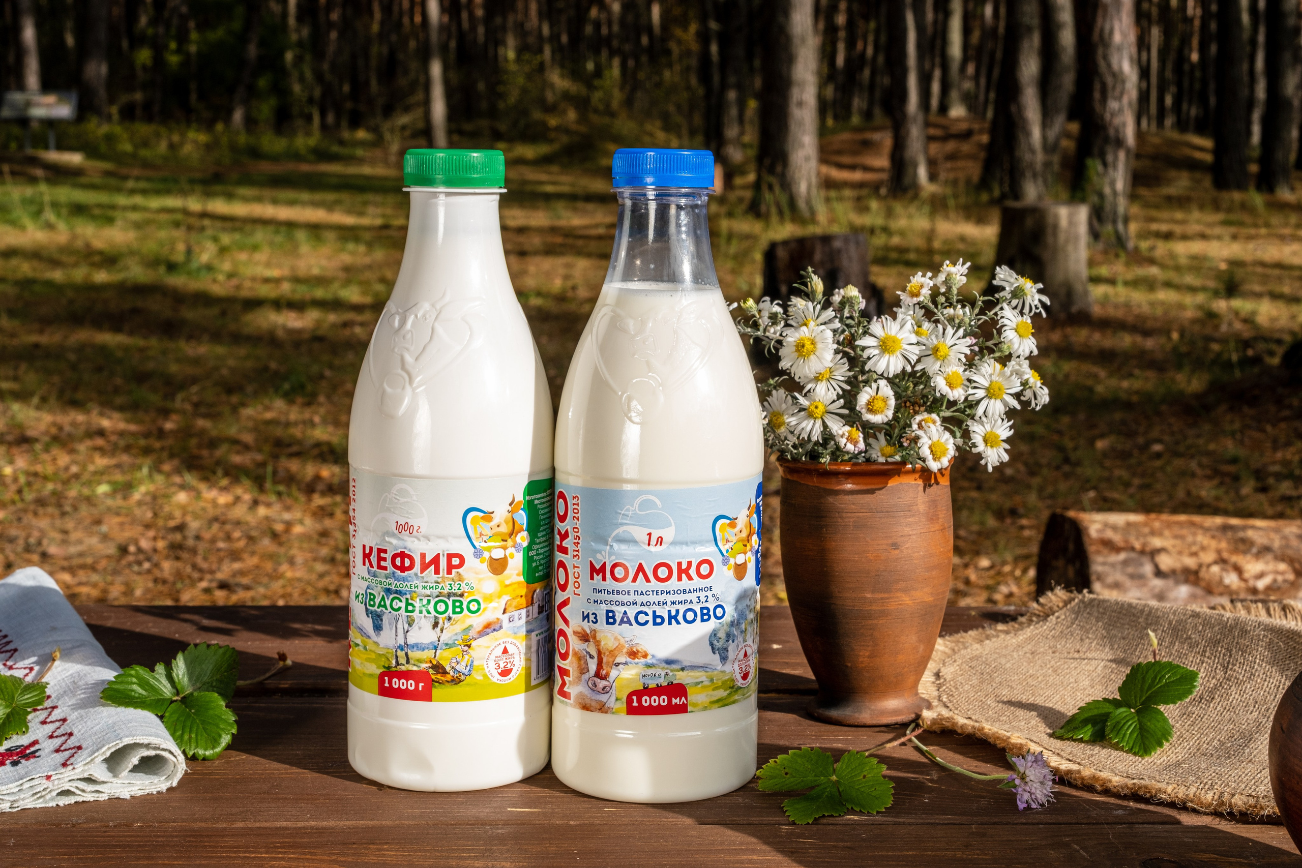 Молочное производство «Васьково». Фуд фотограф, предметный и контент фотограф в Смоленске Александр Милодан