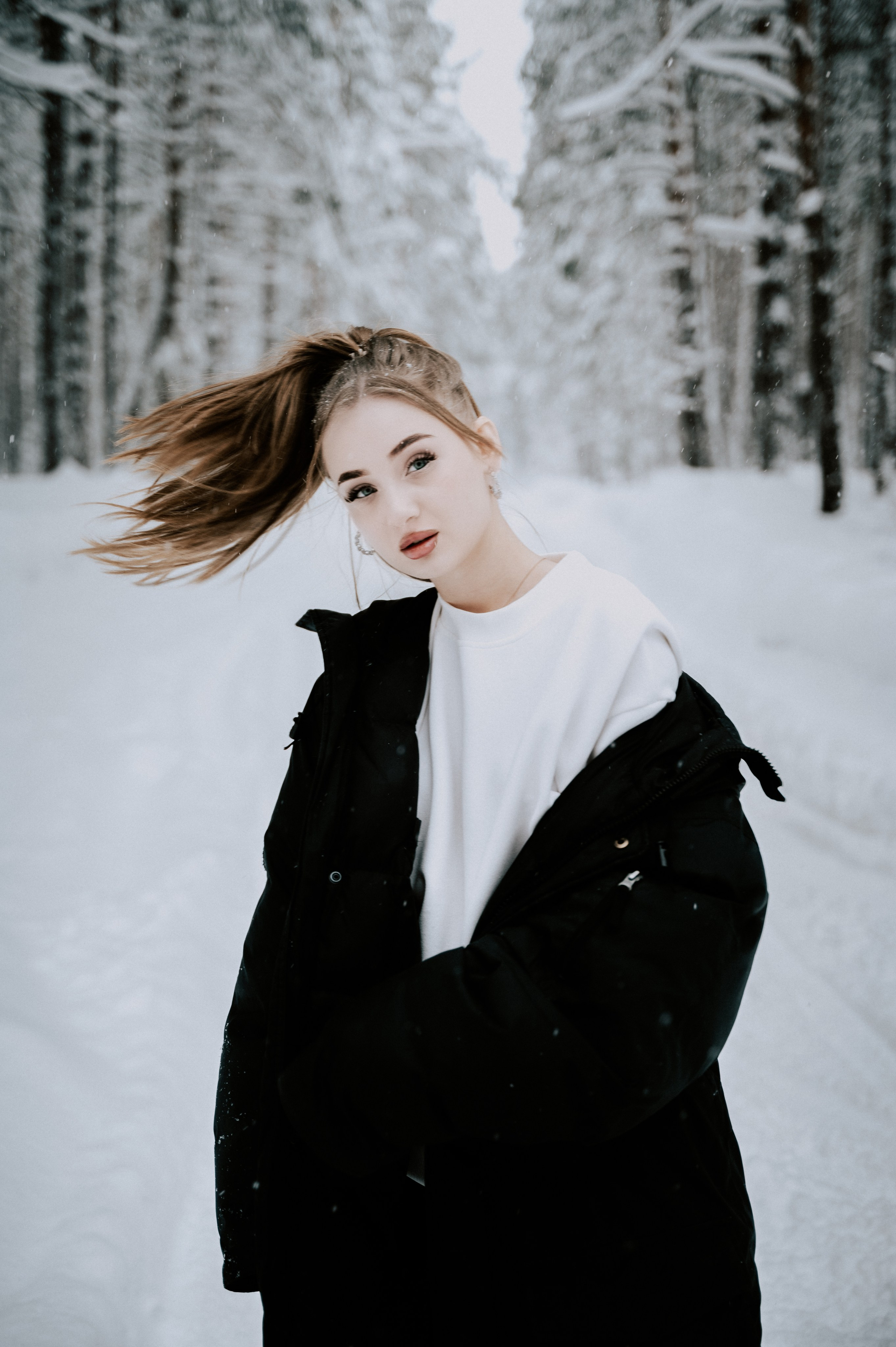 Индивидуальная съёмка для Аделины зима. Фотограф/видеограф Богдан Голованов