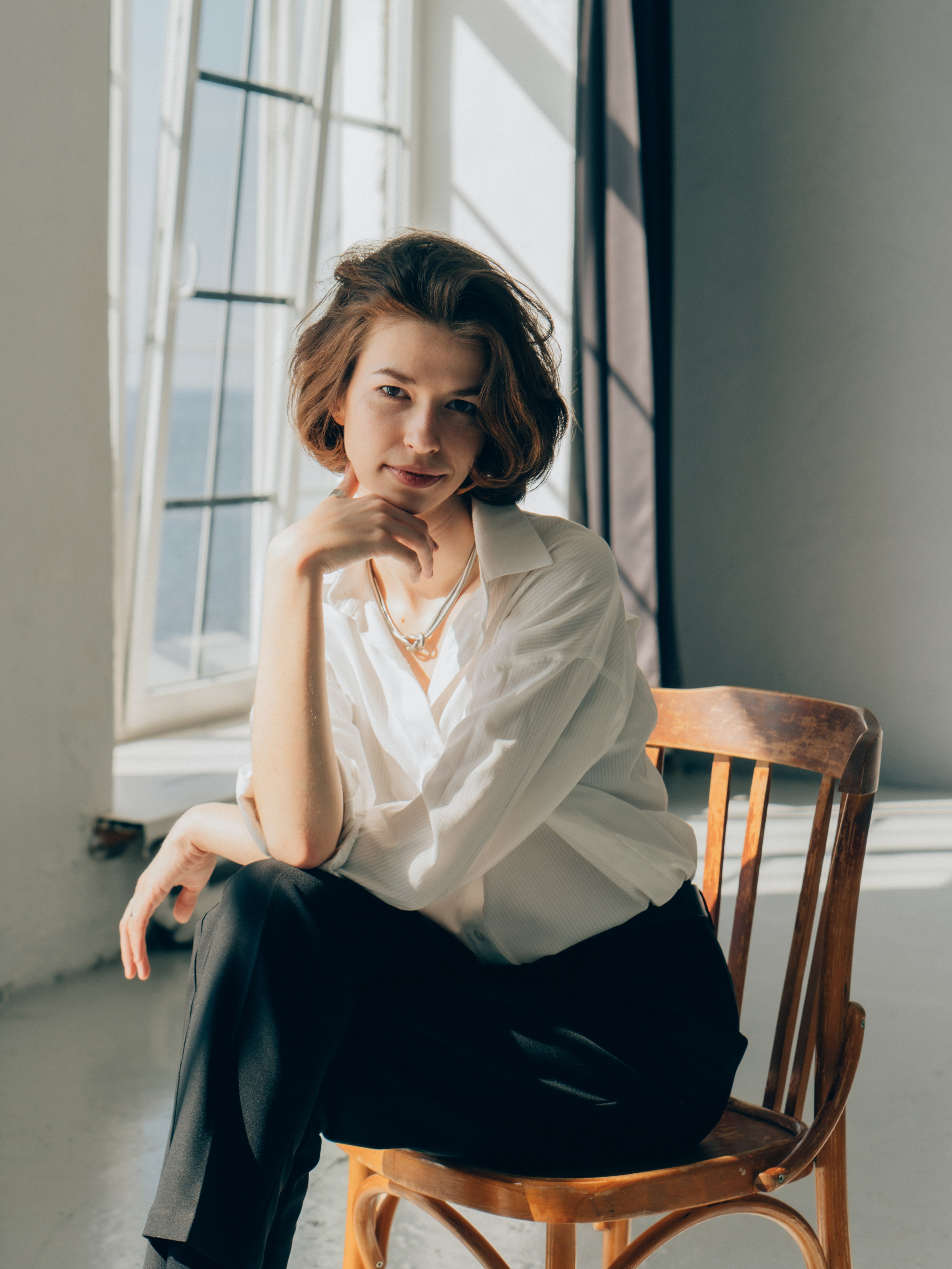 Портретная фотосессия для Полины в фотостудии. Светлана Гопанюк. Портретный фотограф. Санкт-Петербург. СПб