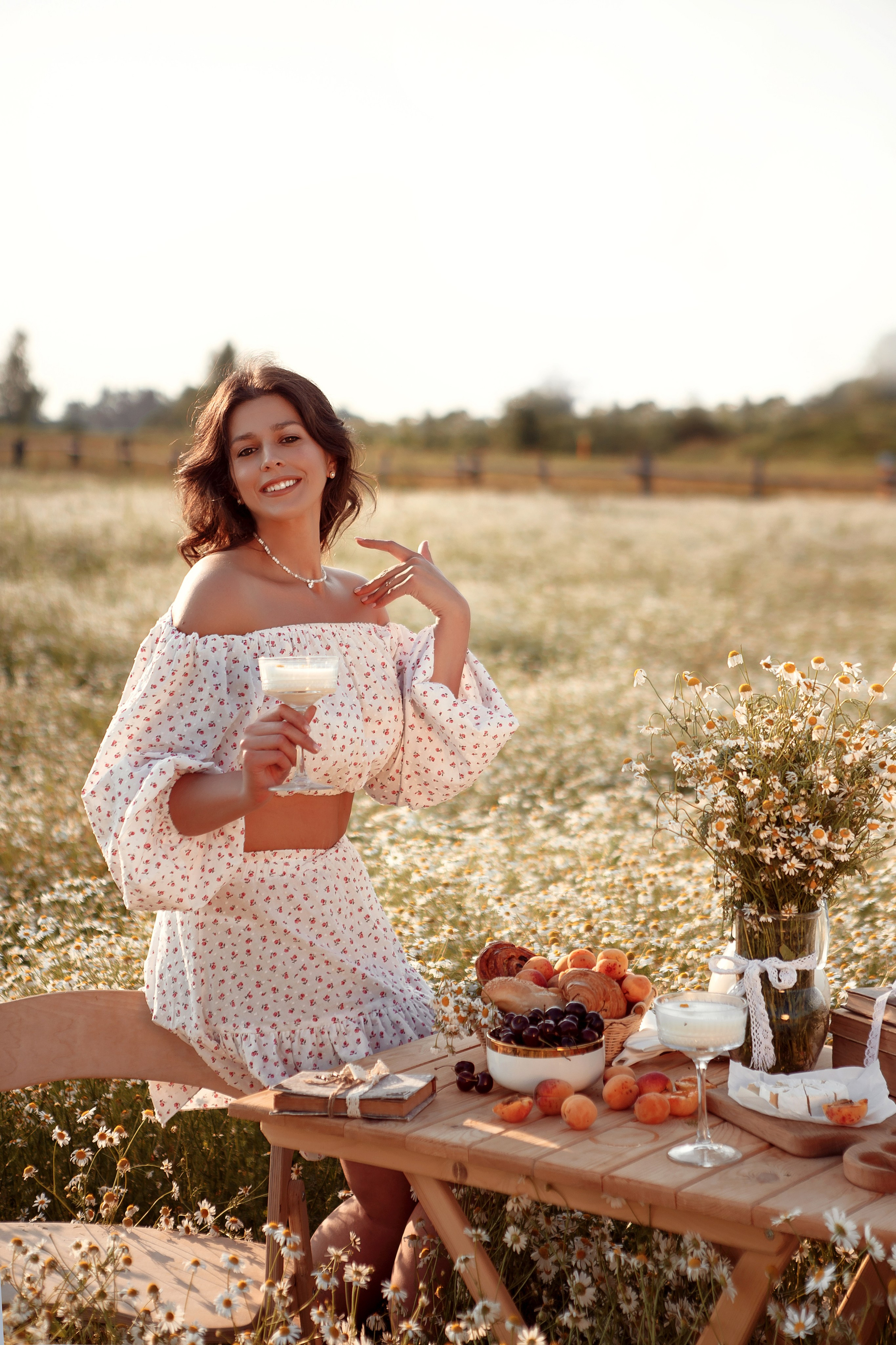 Завтрак в ромашках. Фотограф в Иваново и других городах Ирина Сметанкина