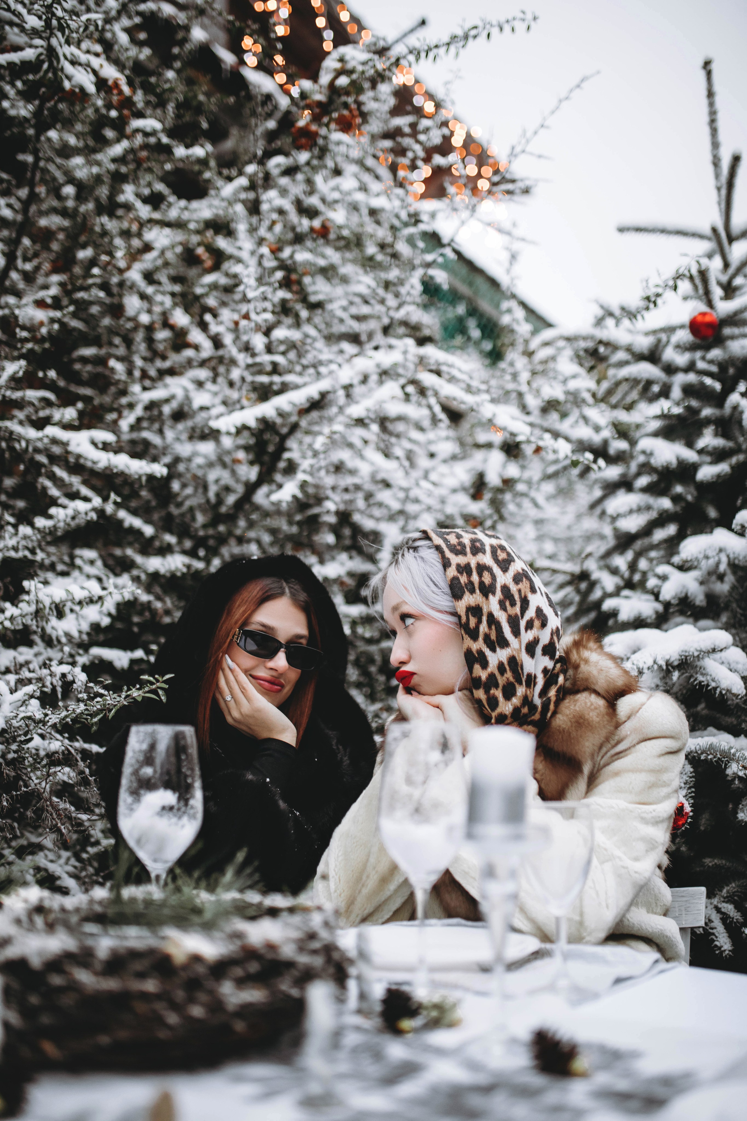 Новый год — девушки в шубах. Фотограф в Ставрополе Алина Клочкова