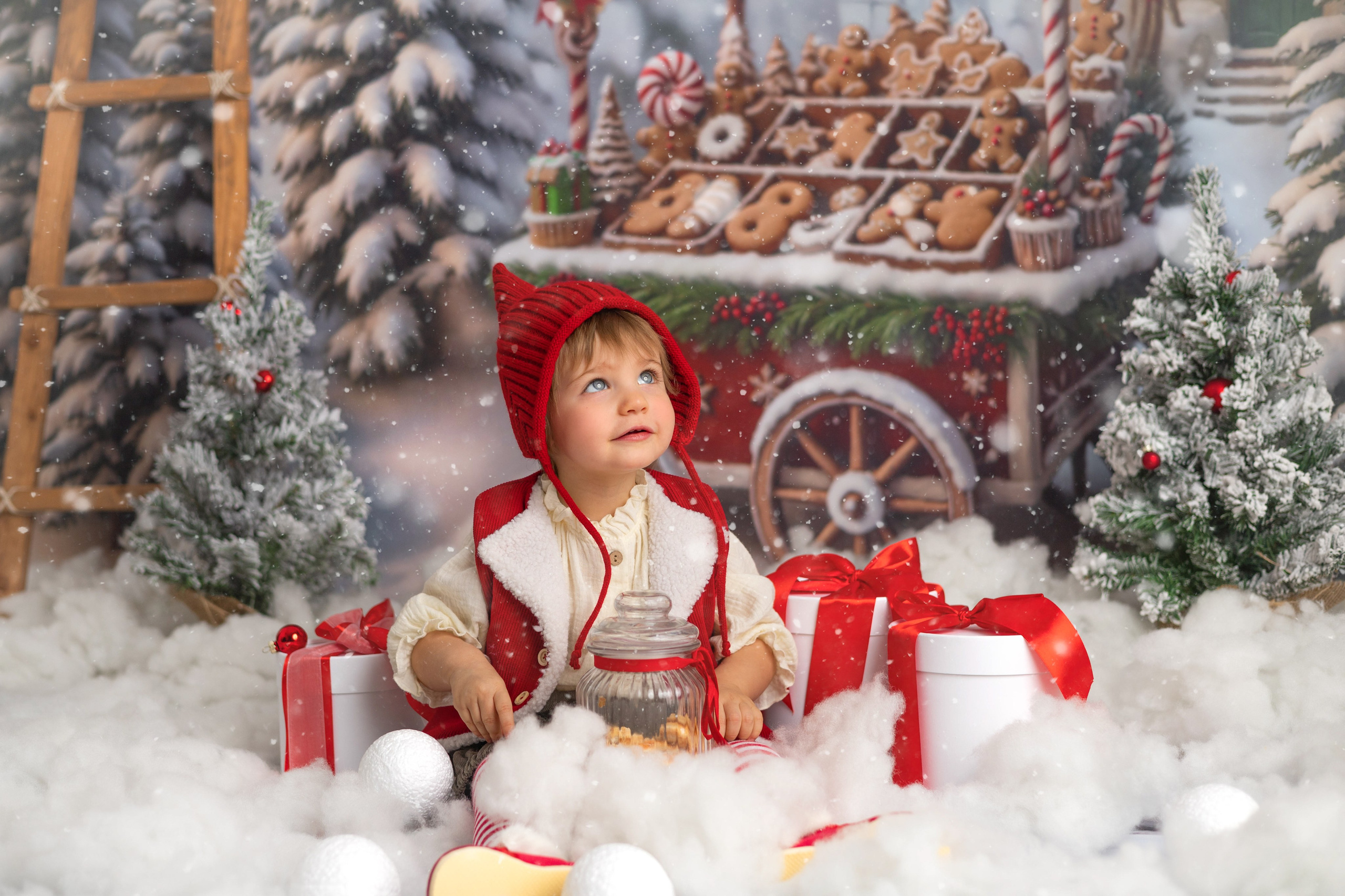 «Новогодний гномик». «Вкадре» — фотосессия новорожденных Тула | детский фотограф в Туле