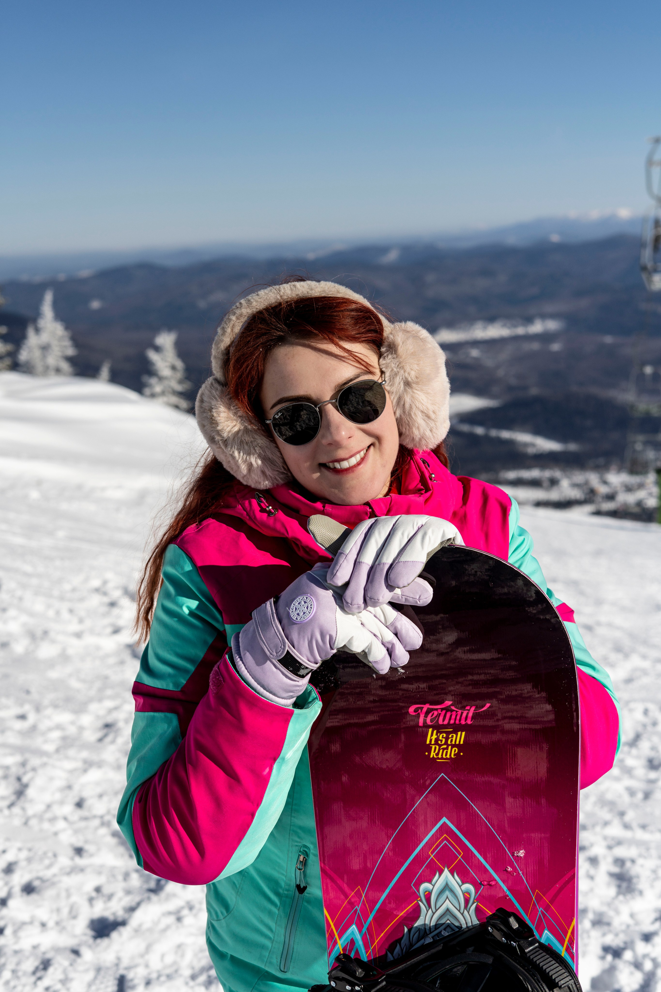 Фотосессия на вершине. Анастасия Паршукова — фотограф Шерегеш Новосибирск