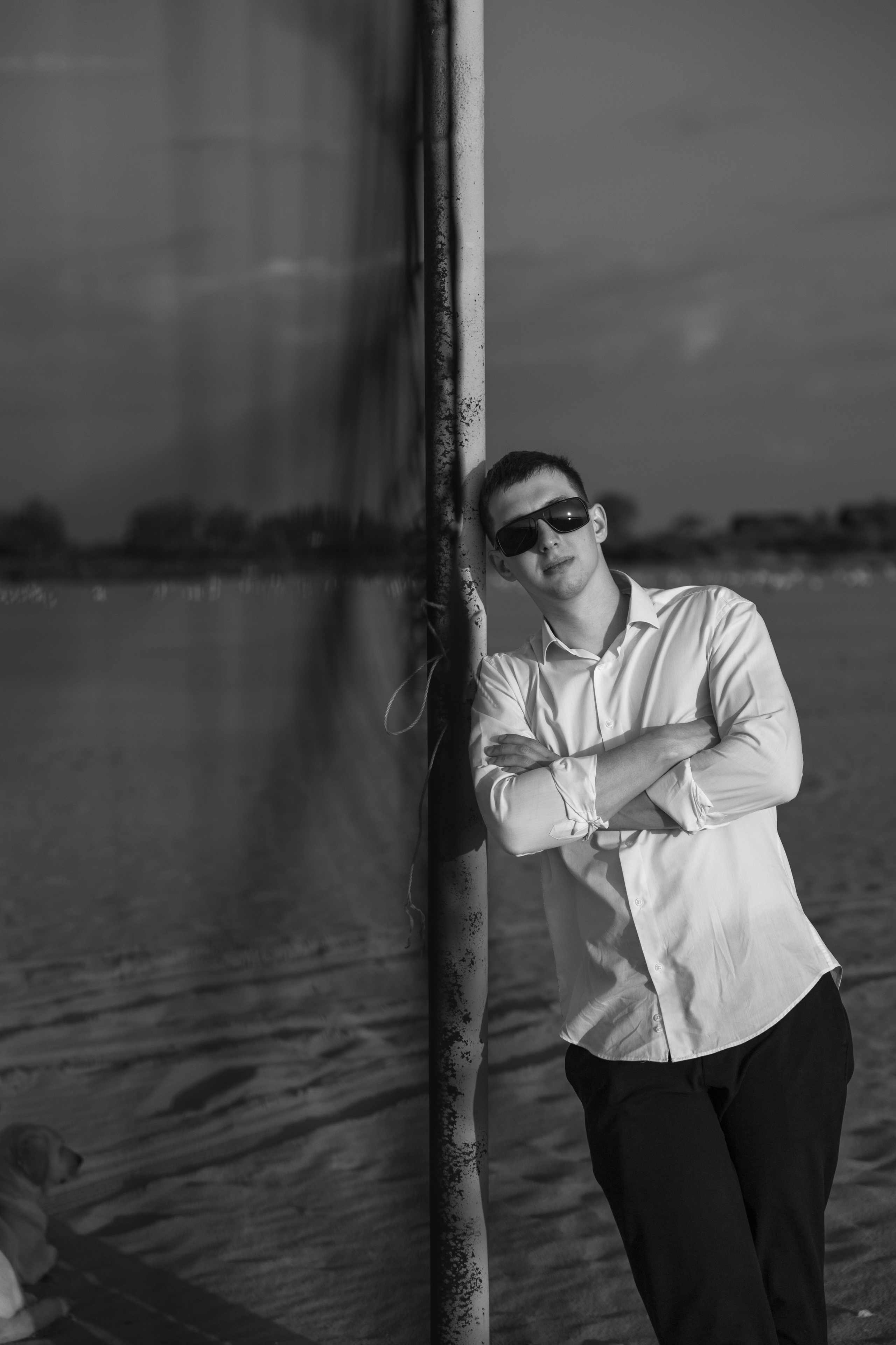 Свадебная фотосессия на берегу. Свадебный фотограф Астрахань