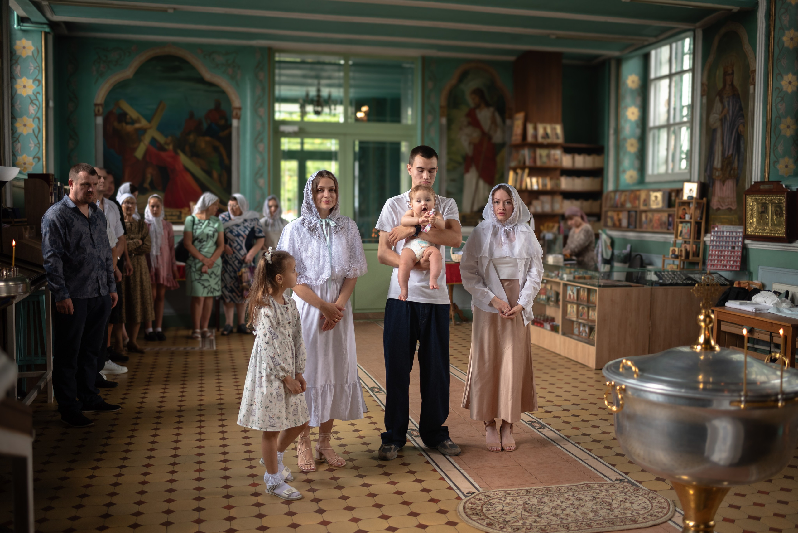 Крещение Анюты!. Свадебный, семейный, контент и портрет фотограф в Ростове-на-Дону Наталь