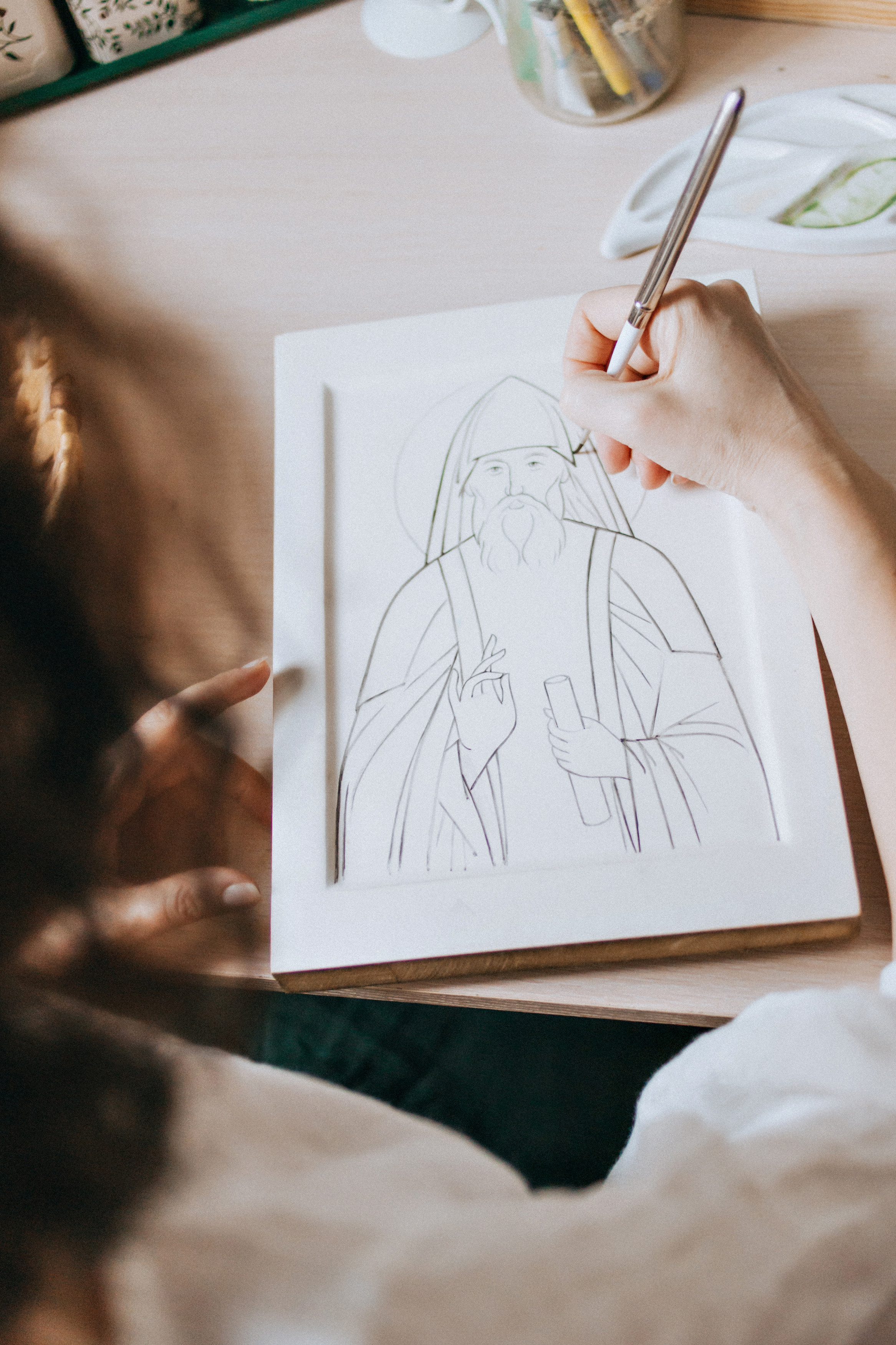 Контент съемка для иконописца. Фотограф в Санкт-Петербурге Вера Сивенкова