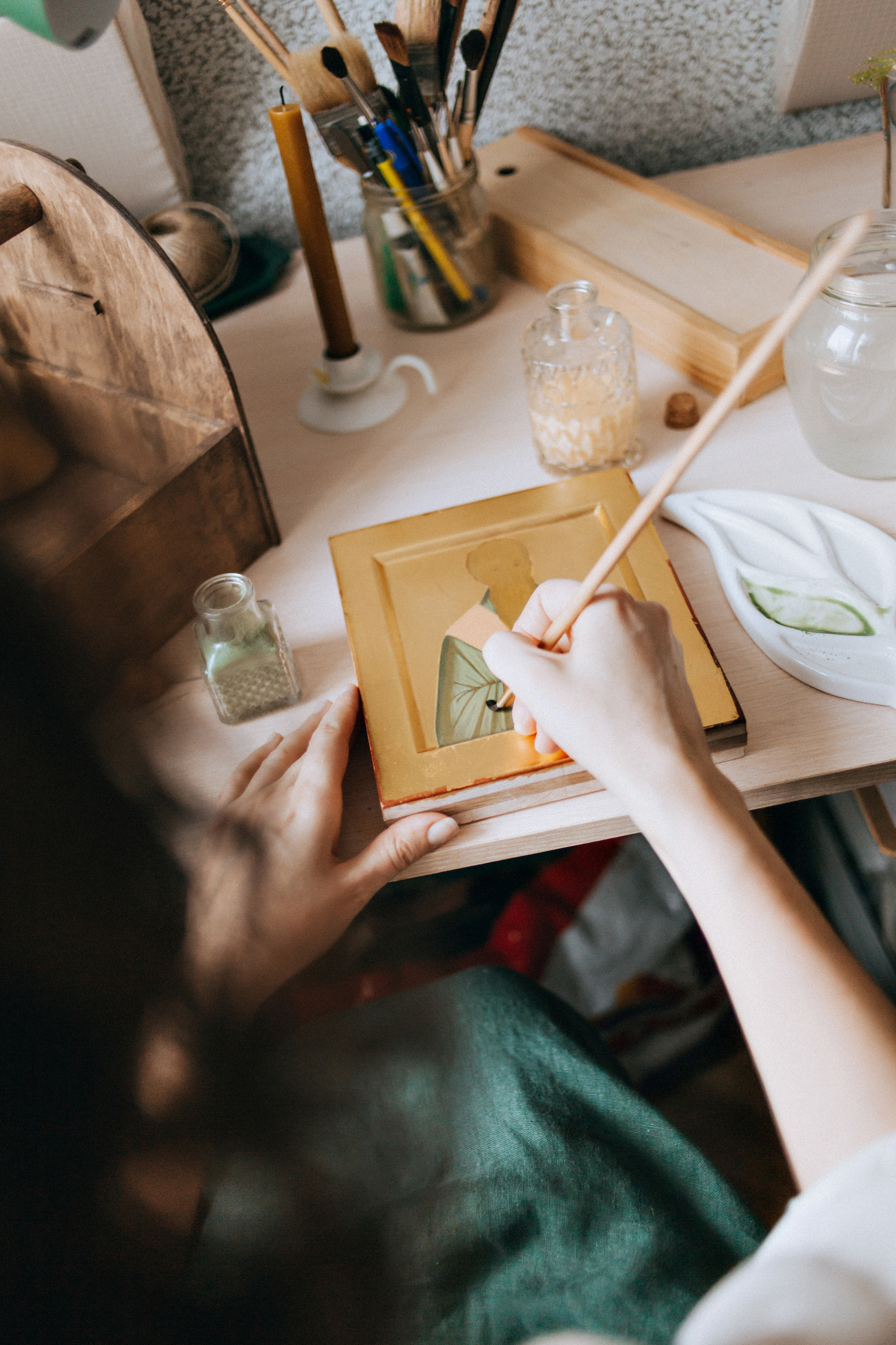 Контент съемка для иконописца. Фотограф в Санкт-Петербурге Вера Сивенкова