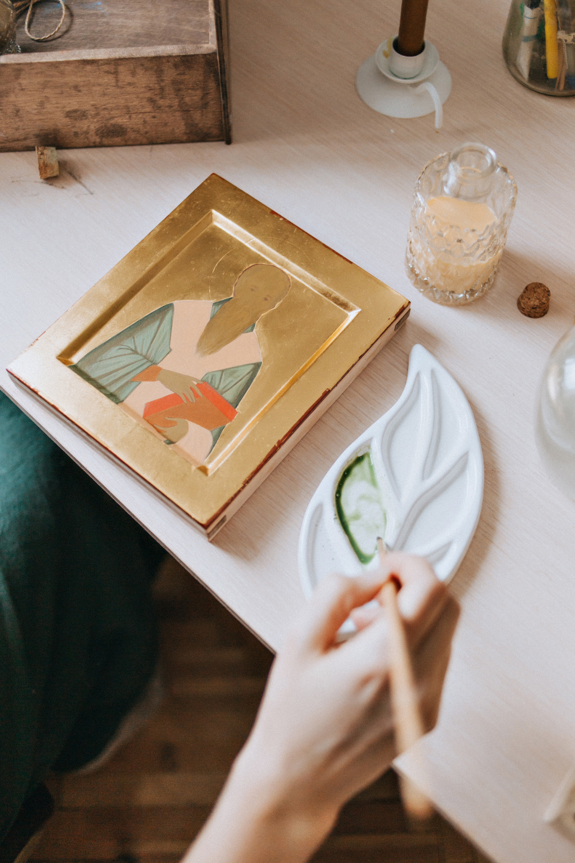 Контент съемка для иконописца. Фотограф в Санкт-Петербурге Вера Сивенкова