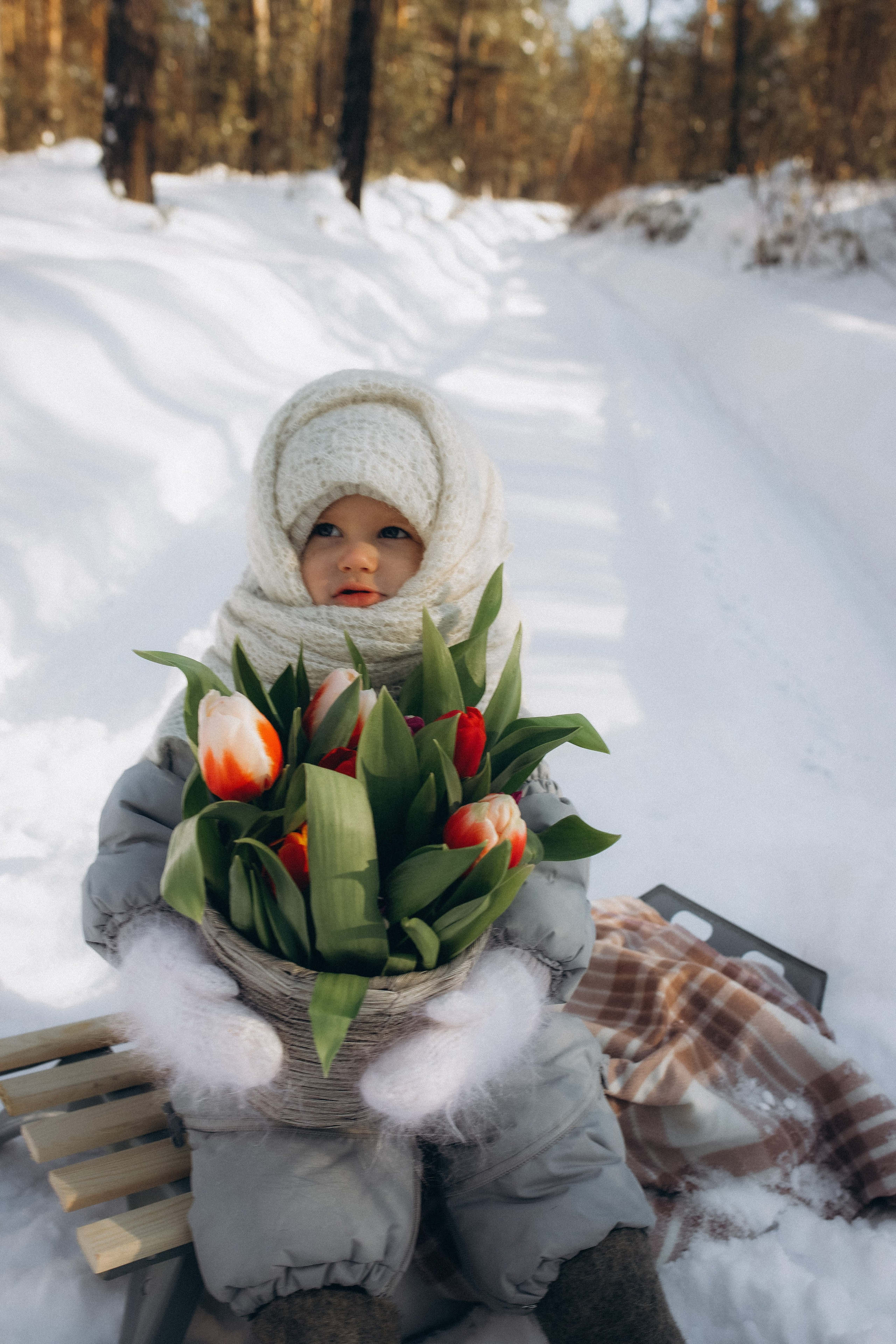 Девочка Зима. Семейный и детский фотограф город Тында Дарья