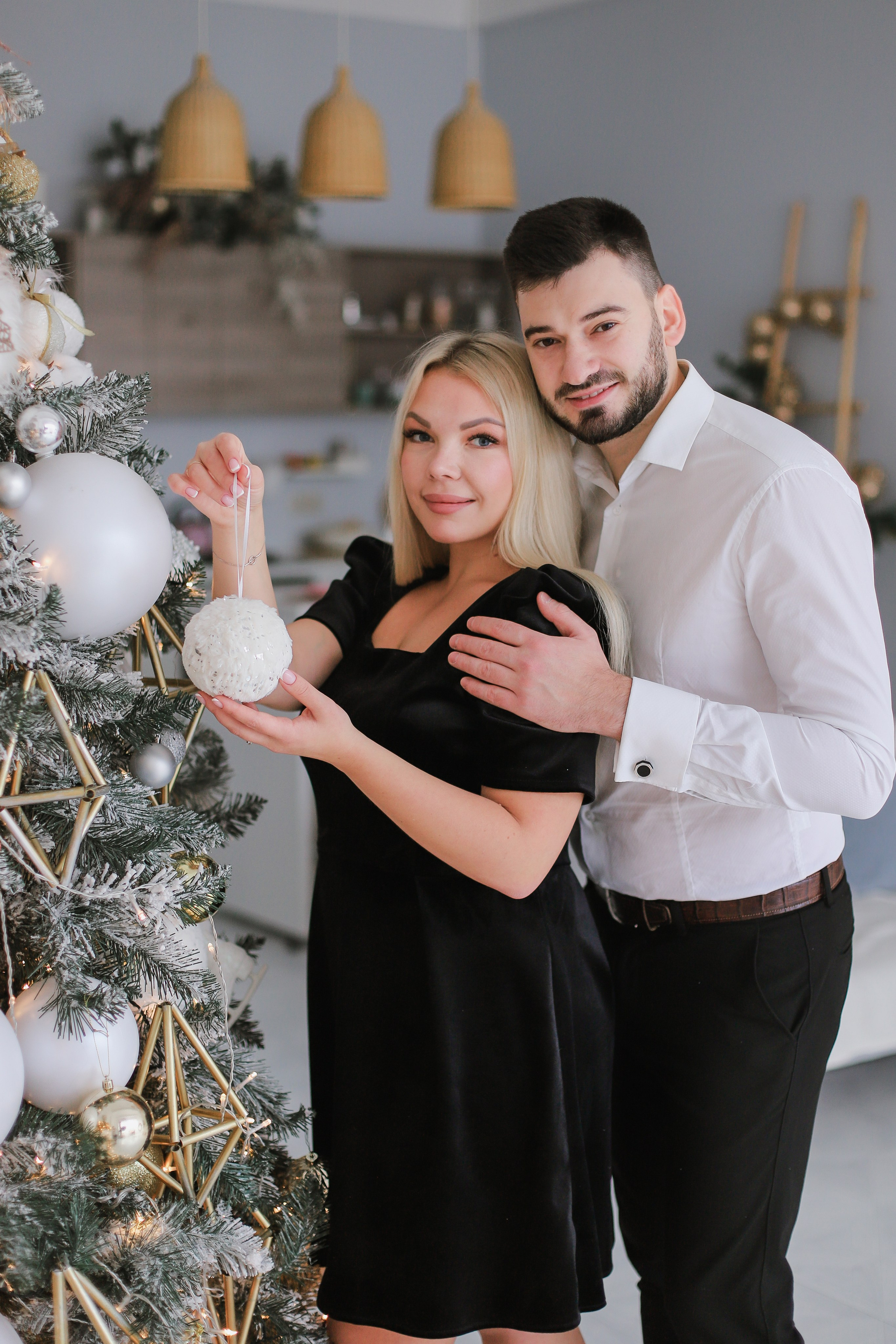 Новогодняя в студии Луна. Свадебный, семейный и детский фотограф в Люберцах Зайцева Анастасия