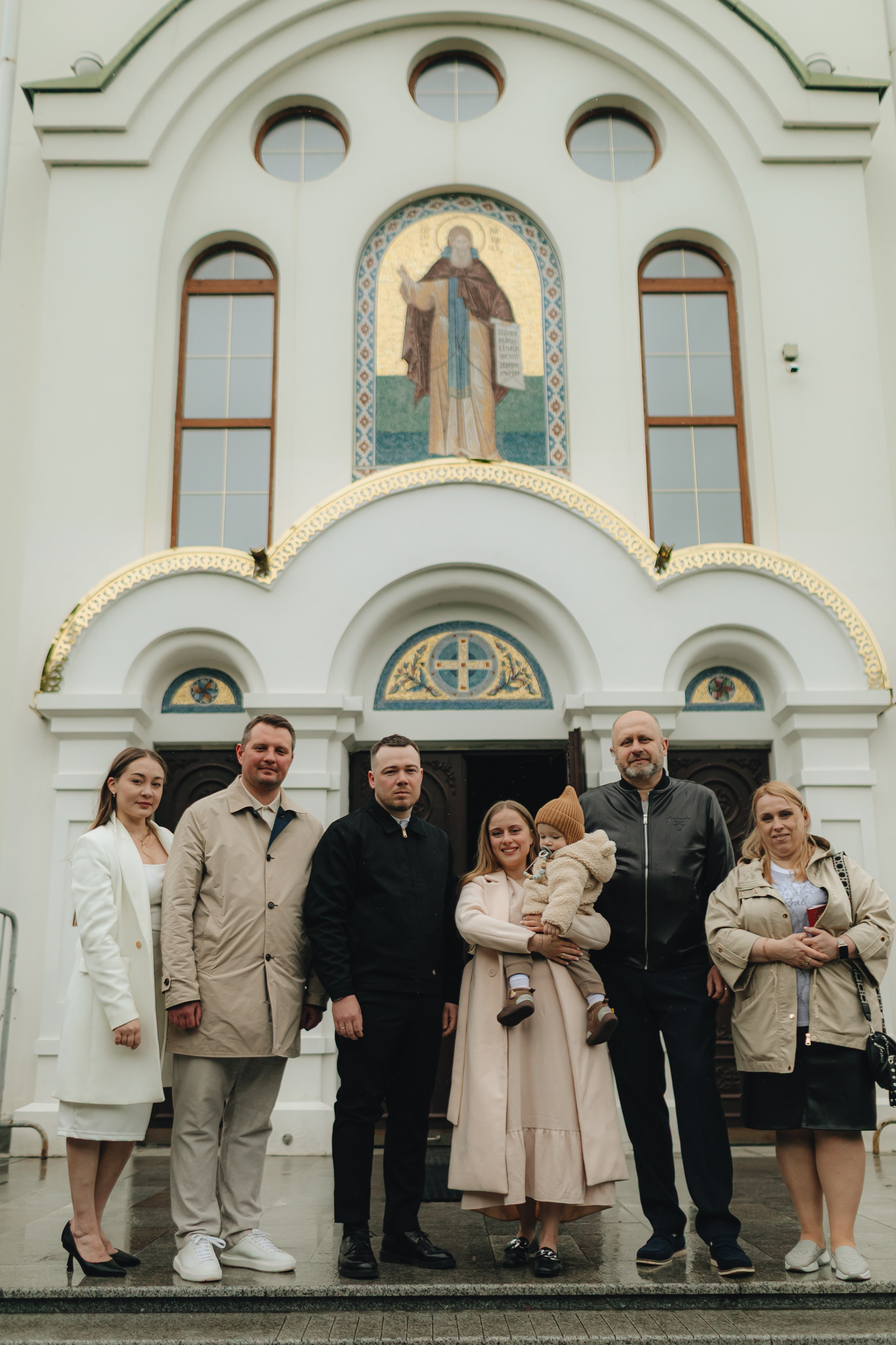 Крещение Макара Храм Сергия Радонежского в Солнцево. Свадебный и Семейный фотограф в Москве Александра Вайпер