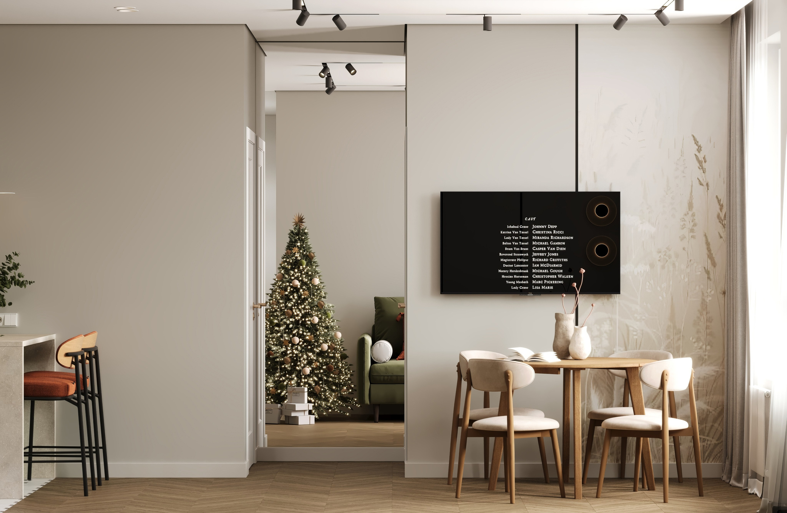 Визуализация квартиры ЖК Дзен-кварталы 70.2 m². Заказать 3d визуализацию интерьеров — Дарья Веденёва