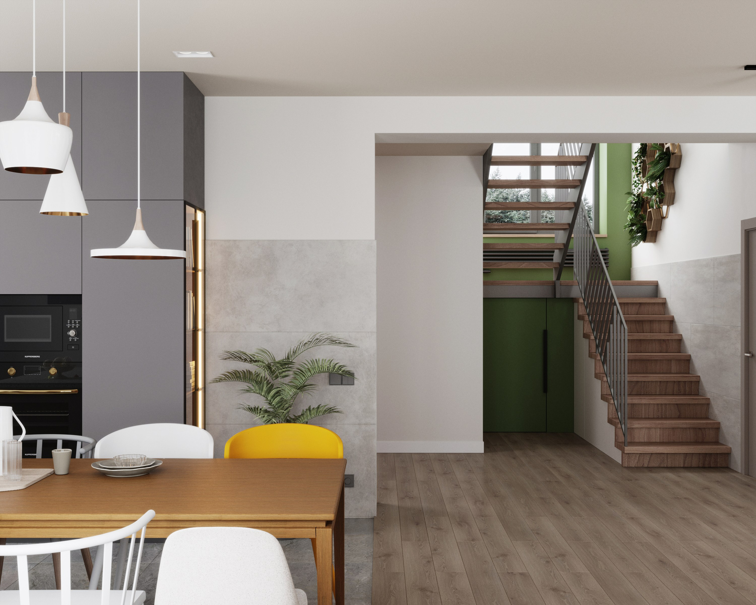 Визуализация дома 78 m². Заказать 3d визуализацию интерьеров — Дарья Веденёва