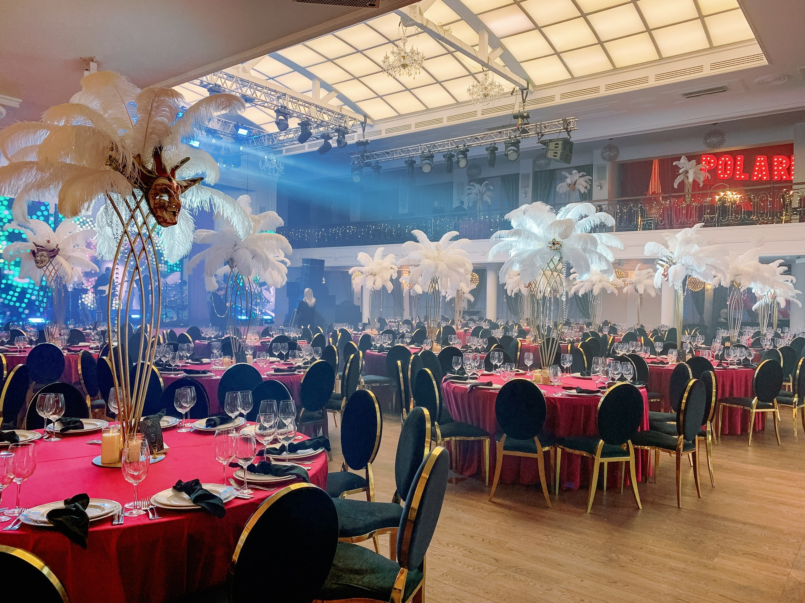 Новогодний корпоратив Polaris. Kirillova Studio — мастерская декора и событий Юли Кирилловой