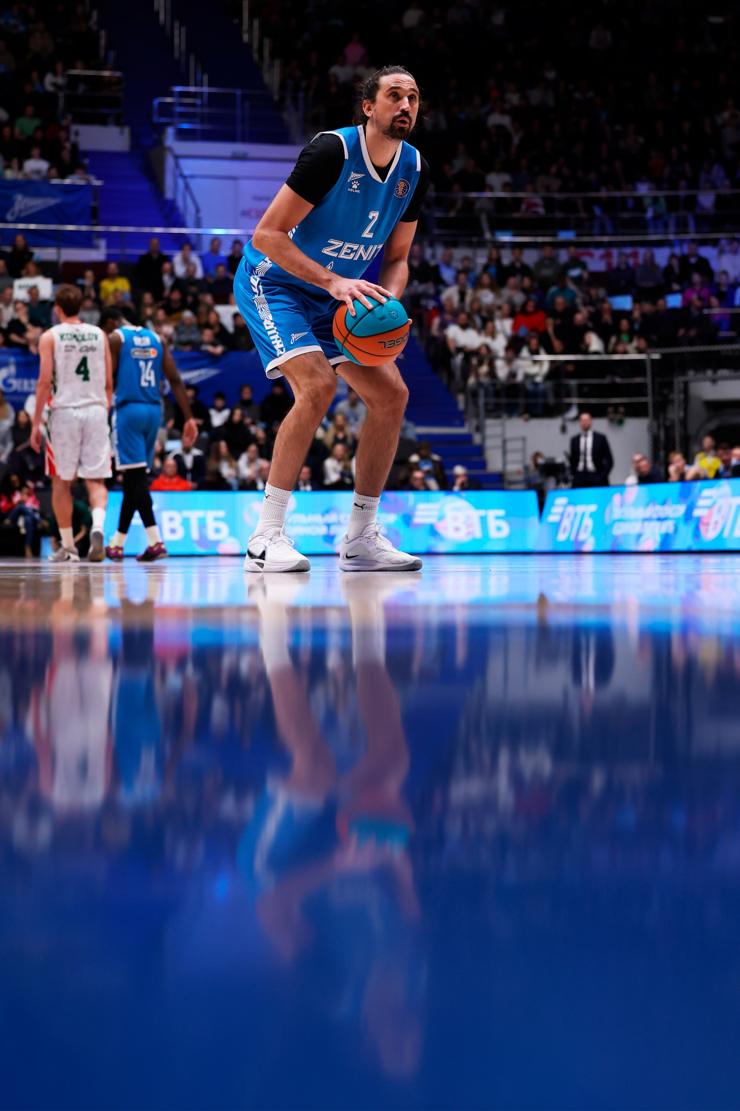 БК Зенит — БК Уникс 13.02.2025. Спортивный и репортажный фотограф Антон Тереханов