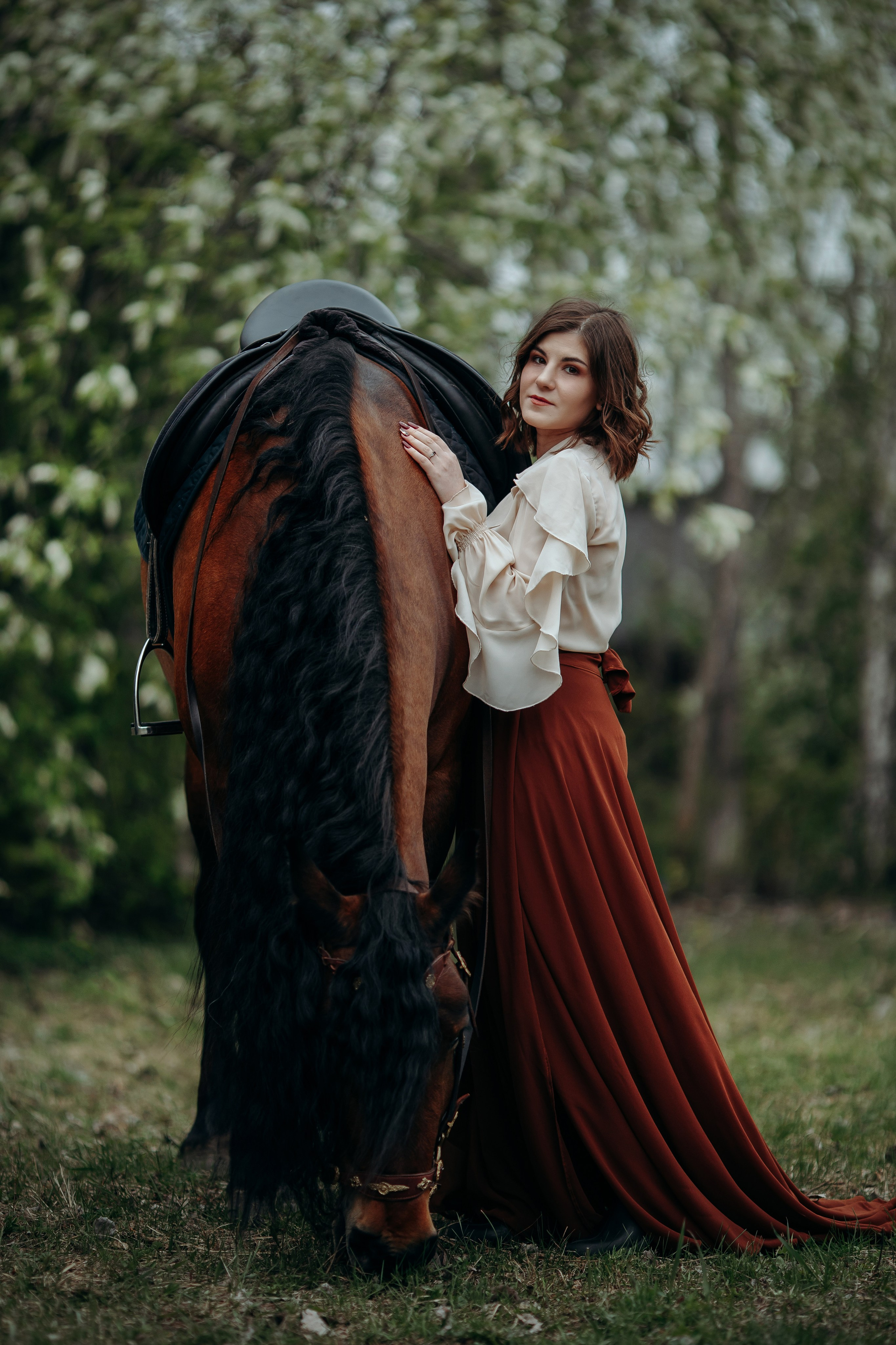 Евгения и Халветта. Анна Молчанова конный фотограф в Тюмени | фотосессии с лошадьми Тюмень