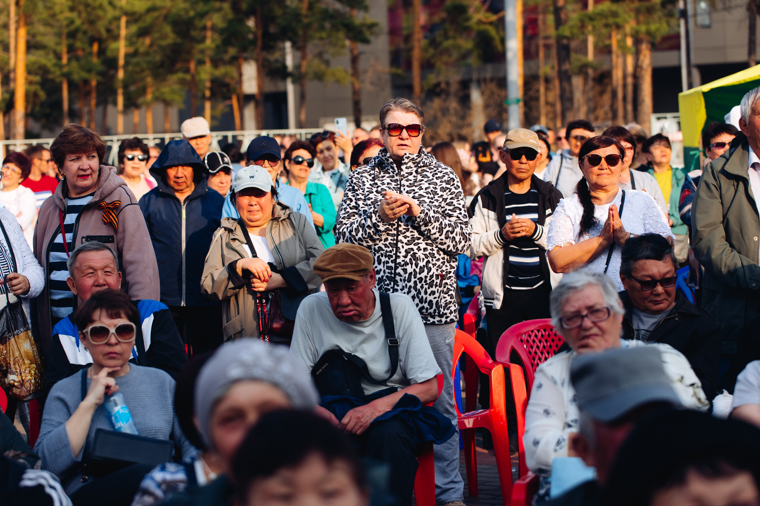 Празднование «Дня Победы» в парке Юбилейный. Свадебный и семейный фотограф в Улан-Удэ