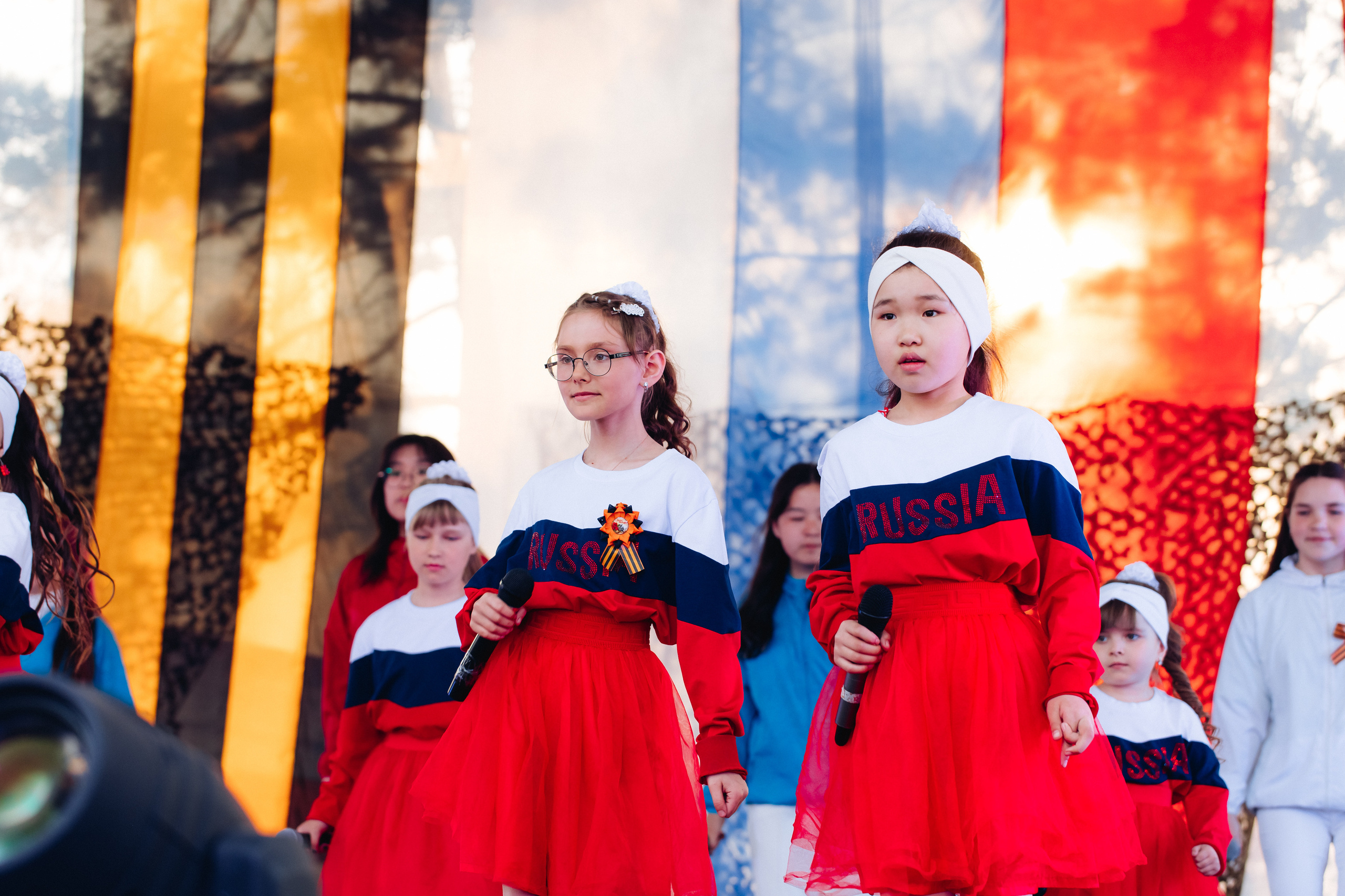 Празднование «Дня Победы» в парке Юбилейный. Свадебный и семейный фотограф в Улан-Удэ