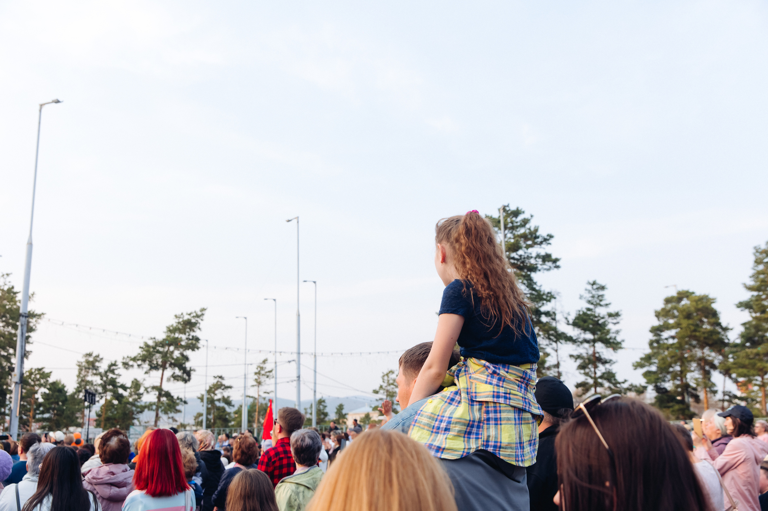 Празднование «Дня Победы» в парке Юбилейный. Свадебный и семейный фотограф в Улан-Удэ