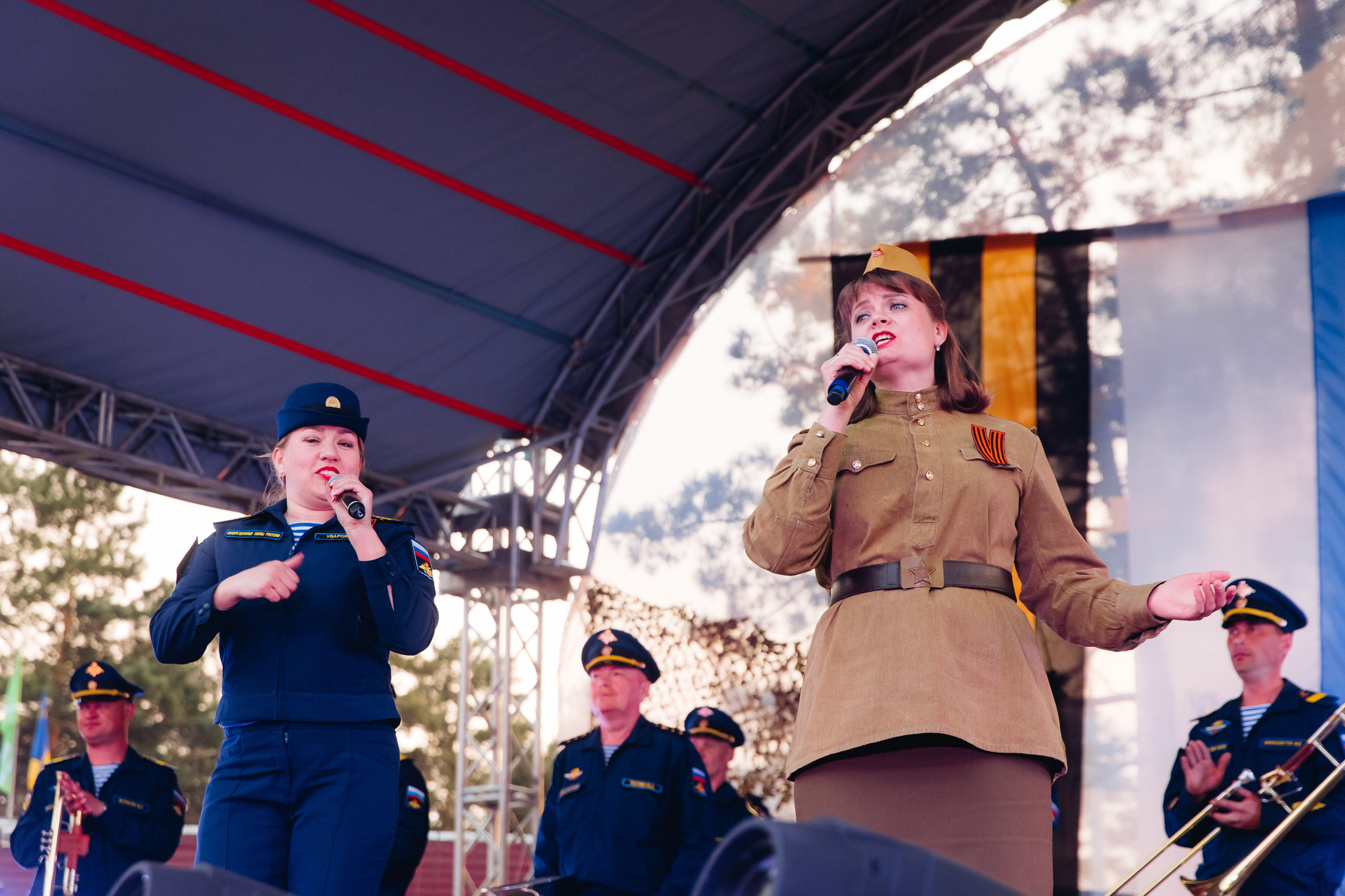 Празднование «Дня Победы» в парке Юбилейный. Свадебный и семейный фотограф в Улан-Удэ