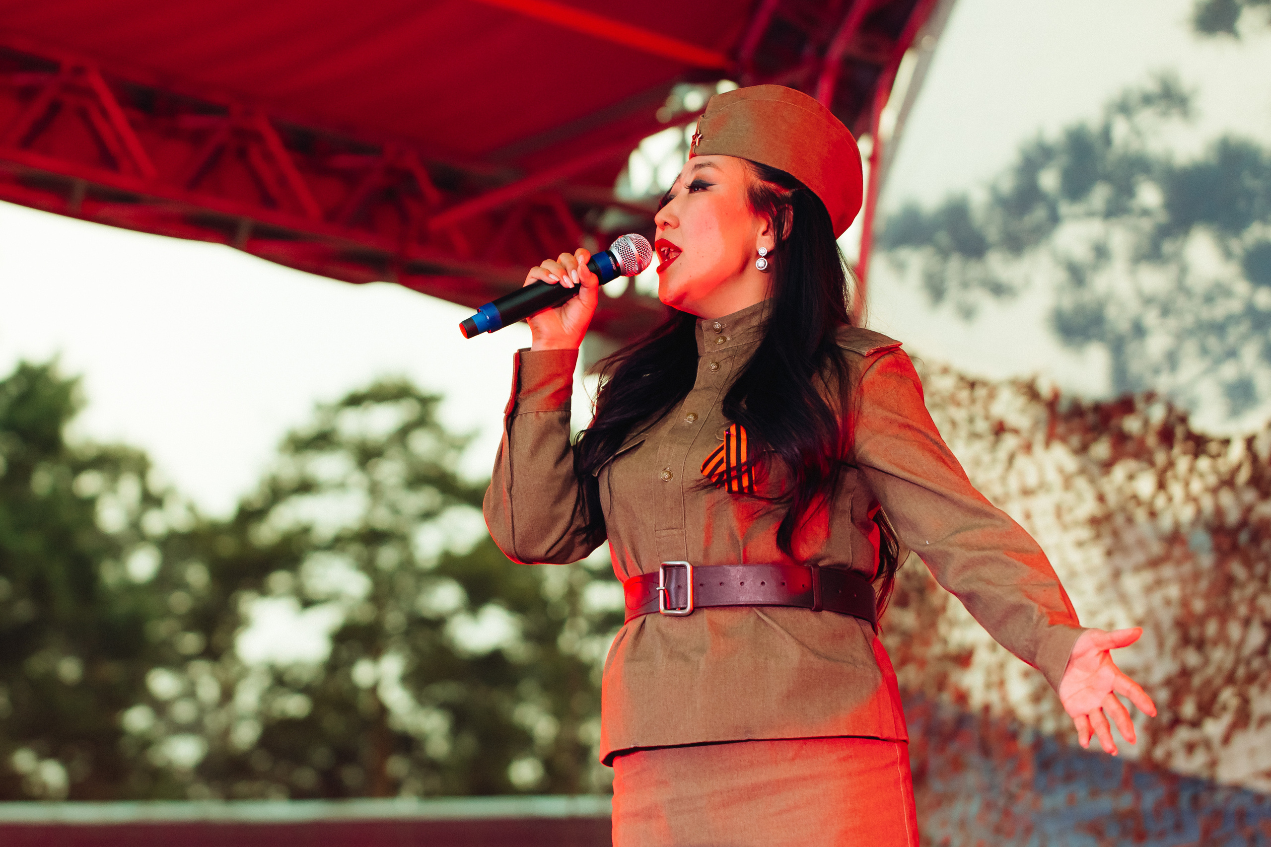 Празднование «Дня Победы» в парке Юбилейный. Свадебный и семейный фотограф в Улан-Удэ