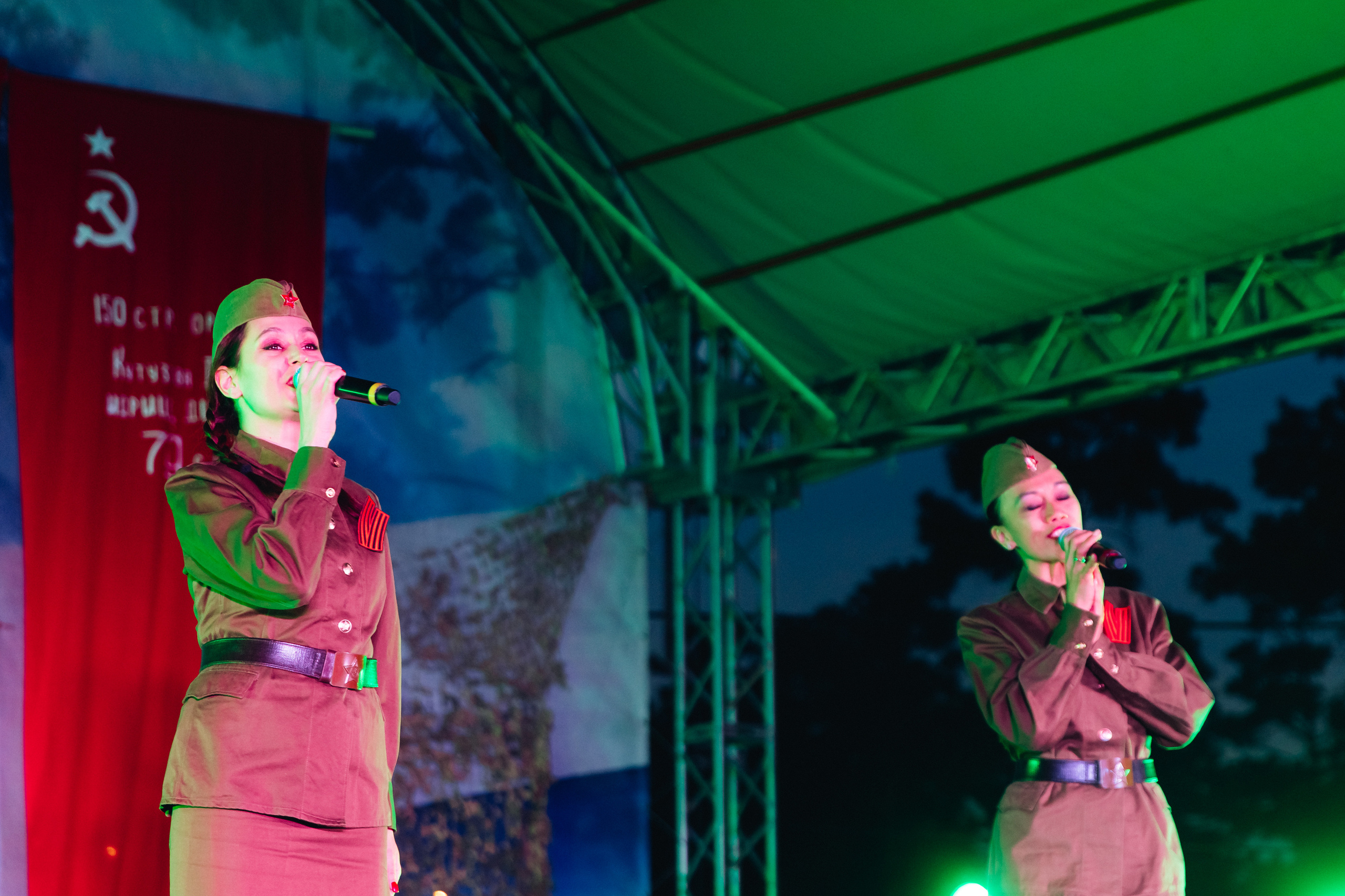 Празднование «Дня Победы» в парке Юбилейный. Свадебный и семейный фотограф в Улан-Удэ